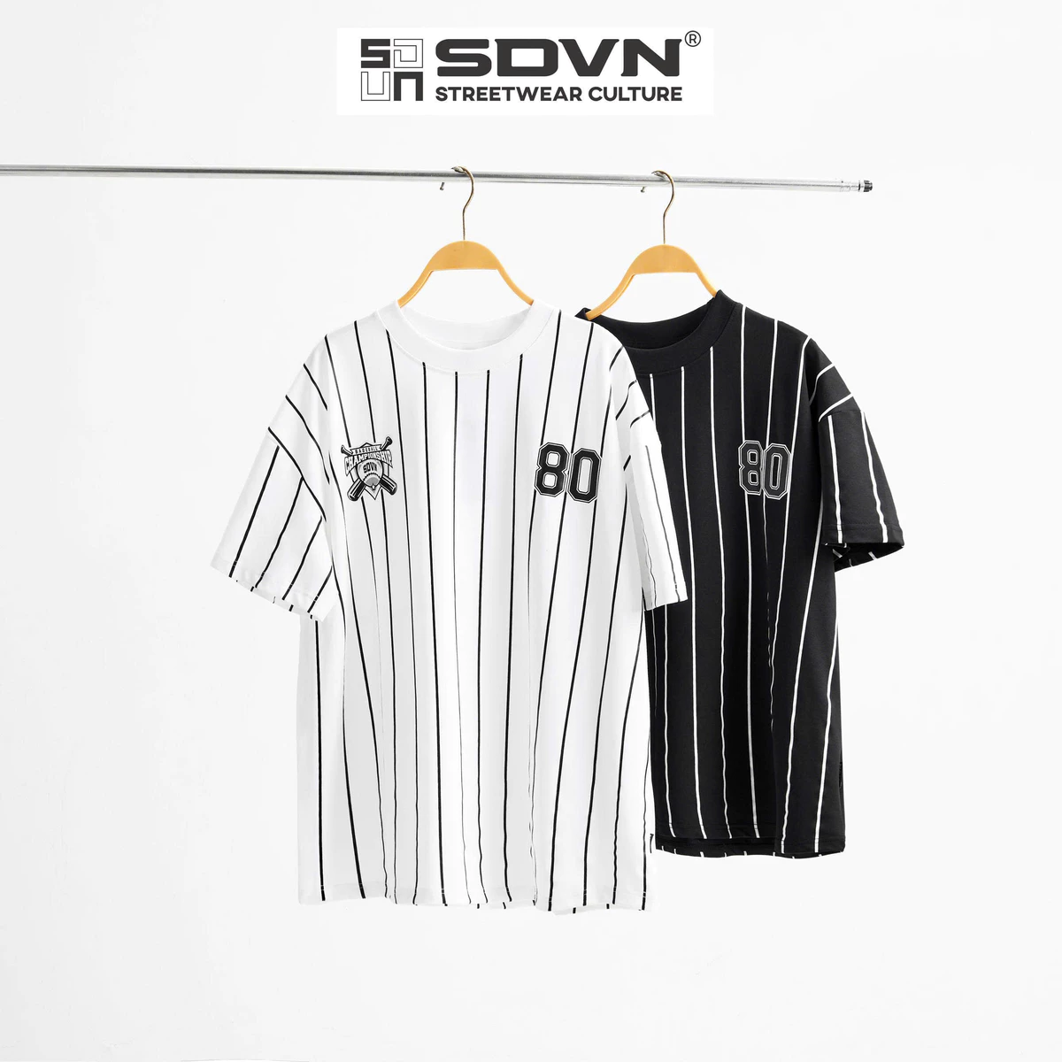 Áo Thun Baseball  Unisex Form Boxy  - Brand Chính Hãng SDVN