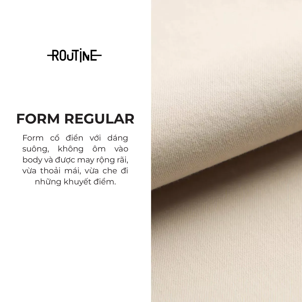 Quần Dài Nam Kaki Form Regular - Routine 10F25PCA022