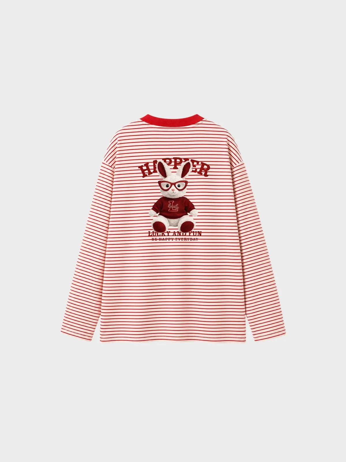 Áo Thun Sọc Tay Dài Pique Stripe LIMEORANGE
