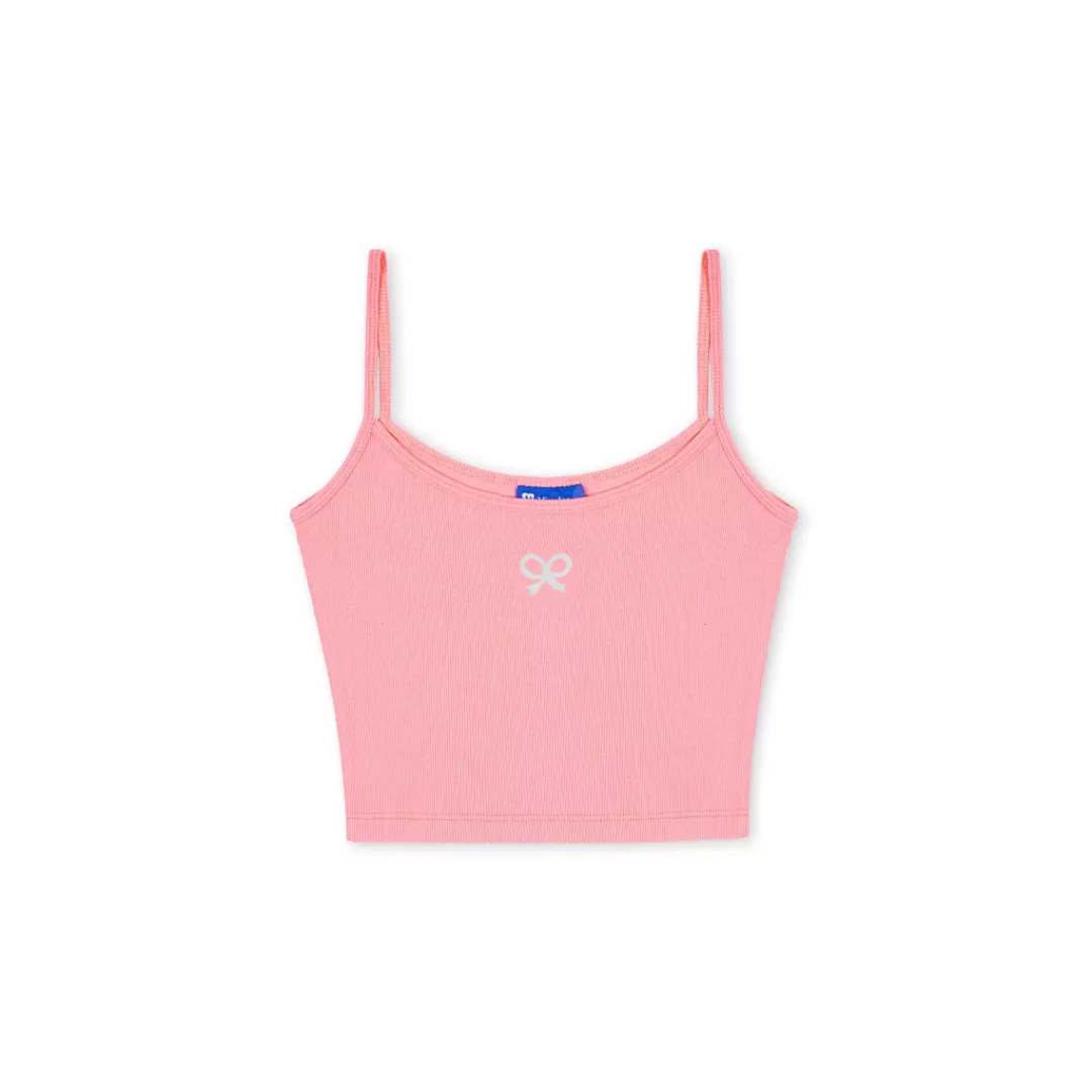 Áo hai dây croptop nữ Vicolas thun gân co giãn thoáng mát tôn dáng - VICO13 [HÌNH THÊU RANDOM TRÊN ÁO]