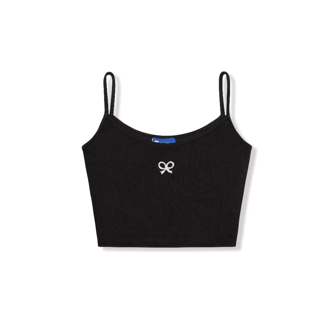 Áo hai dây croptop nữ Vicolas thun gân co giãn thoáng mát tôn dáng - VICO13 [HÌNH THÊU RANDOM TRÊN ÁO]