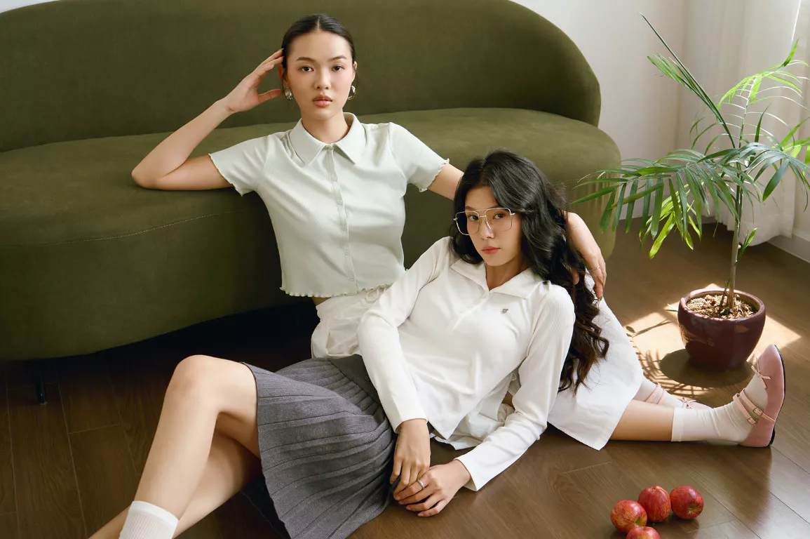 Đầm Thun Tay Ngắn Nữ Xẻ Trước Form A Line - Routine 10F25DREW001