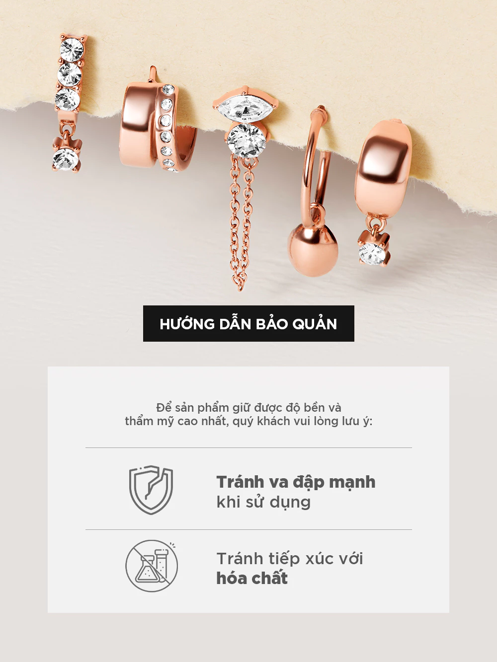 Bộ Sưu Tập Khuyên Tai Nữ Thời Trang Curnon Layer Earring Collection - Khuyên Tai Nữ Thép Không Gỉ