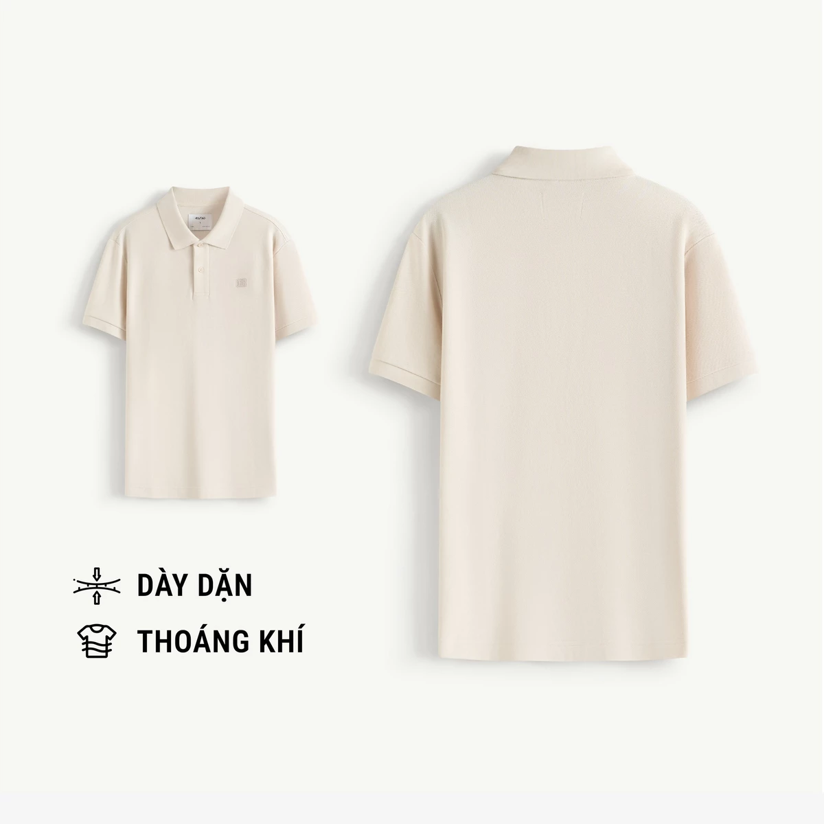 Áo Polo Nam Tay Ngắn Logo Silicon Form Fitted - Routine 10S25POL007