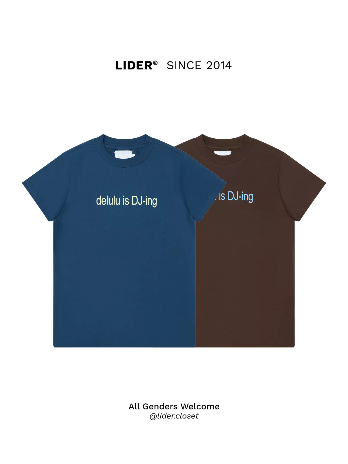 ÁO THUN UNISEX LIDER DELULU TEE