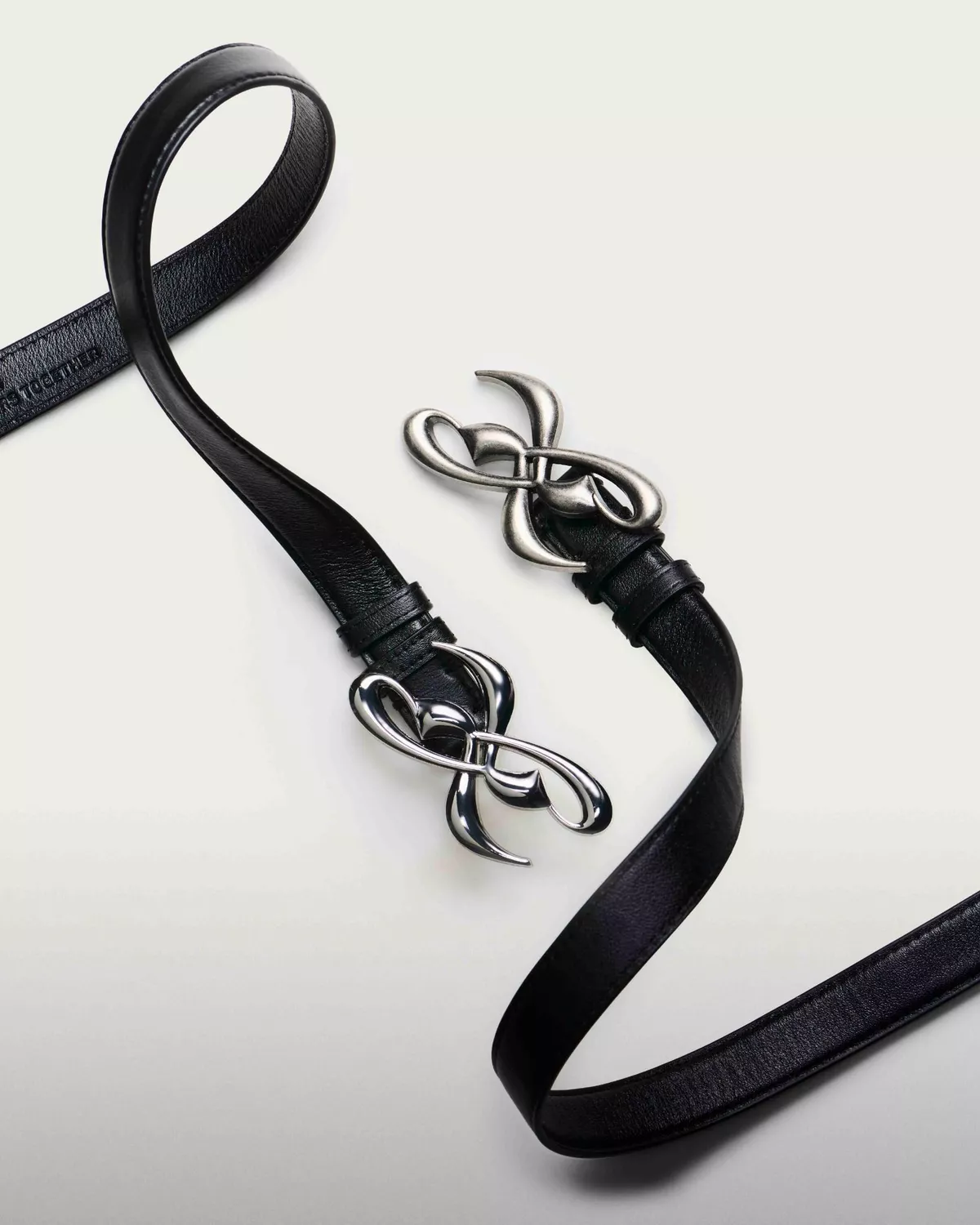Thắt Lưng Mặt Logo Kim Loại Unisex LIDER X LEATHER BELT - Mặt Nhám Matte/ Mặt Bóng Polished