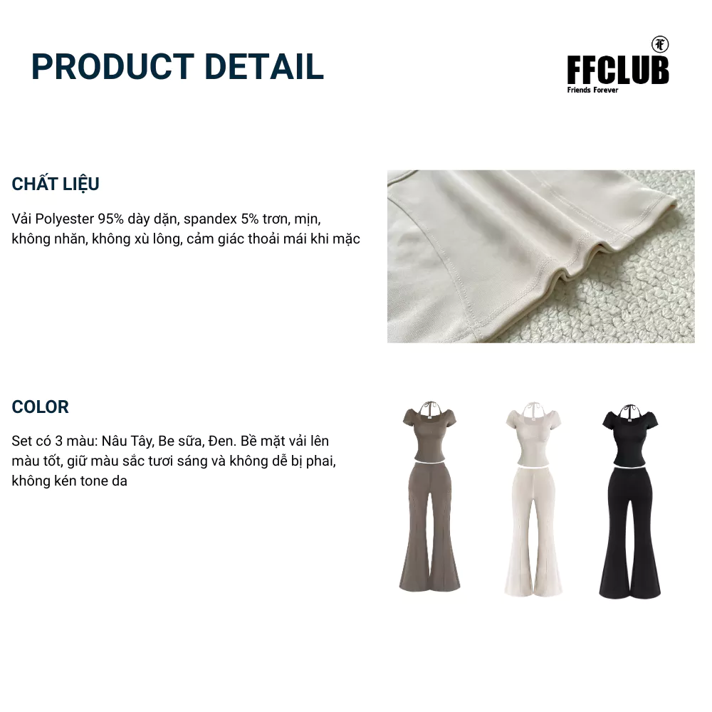 Áo Thun Croptop Tay Ngắn Thắt Dây Cổ FFCLUB - PASTRY