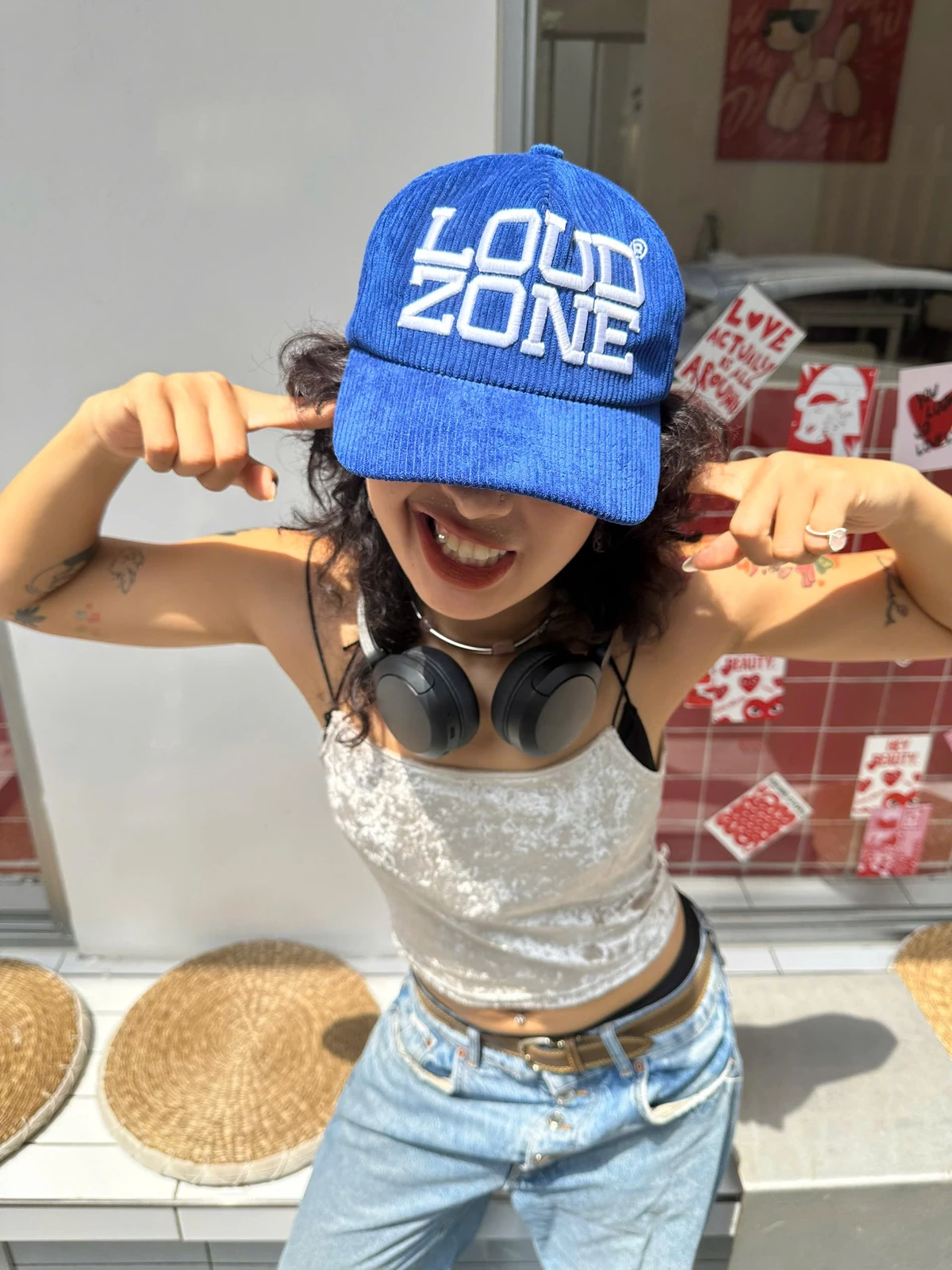 Mũ lưỡi trai ClownZ Loudzone Corduroy Logo Cap nam nữ nón hat local brand