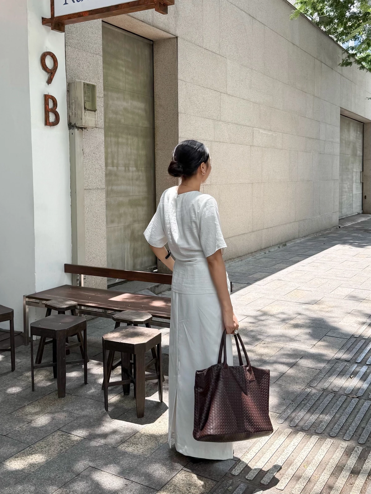 Áo cổ tròn tay ngắn cột dây mặc được nhiều kiểu 𝐒𝐎𝐌𝐒 | 𝐓𝐢𝐞 𝐓𝐨𝐩