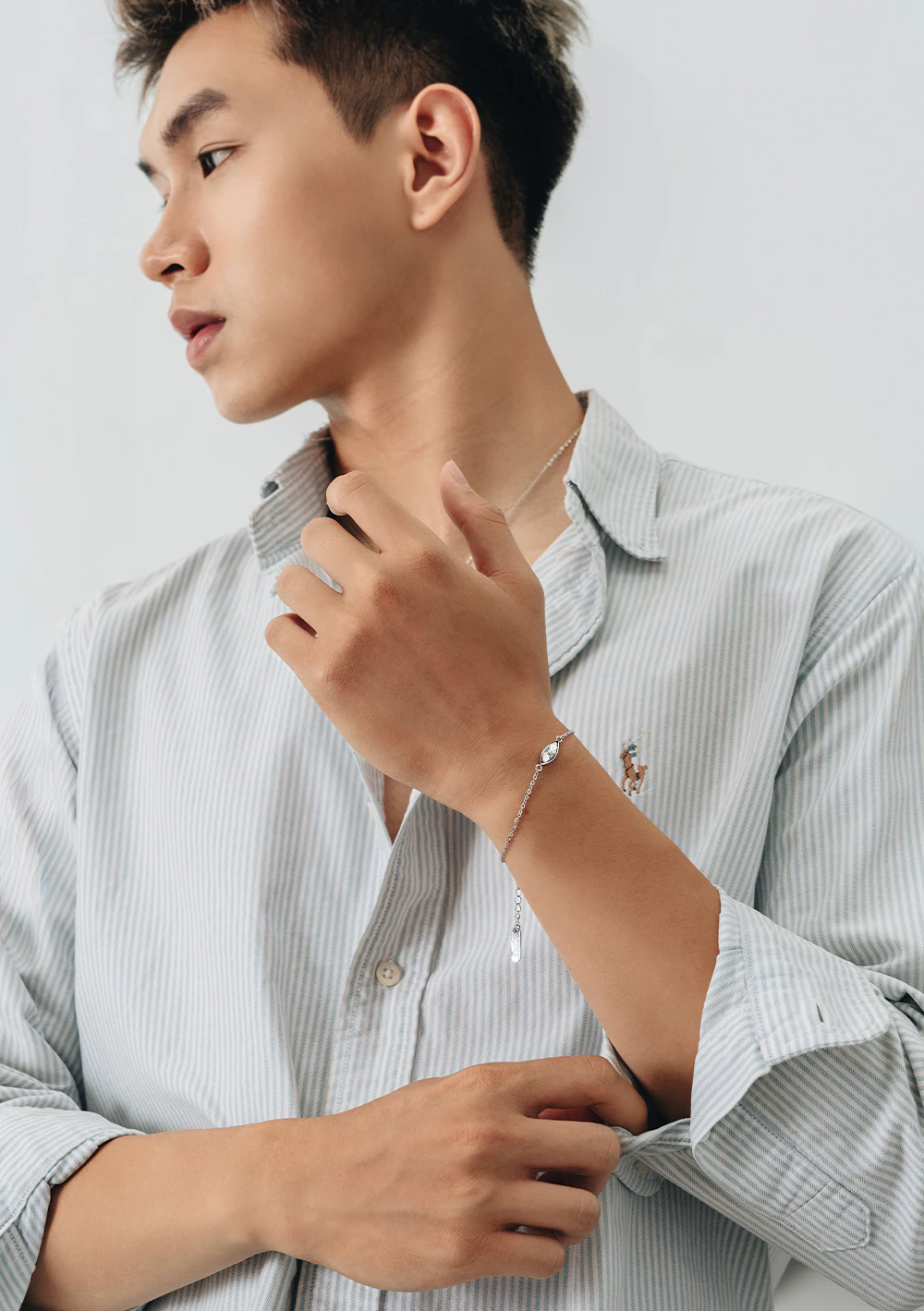 Vòng Tay Nam Curnon Amora Flair Collection - Trang Sức Vòng Xích Phong Cách Mạnh Mẽ - Chất Liệu Thép Không Gỉ