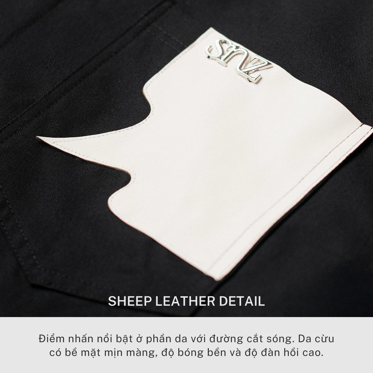 Áo Sơ Mi Oversized SNAZZY Unisex Chất Liệu Denim Chính Hãng - SHEEP BUTTON UP