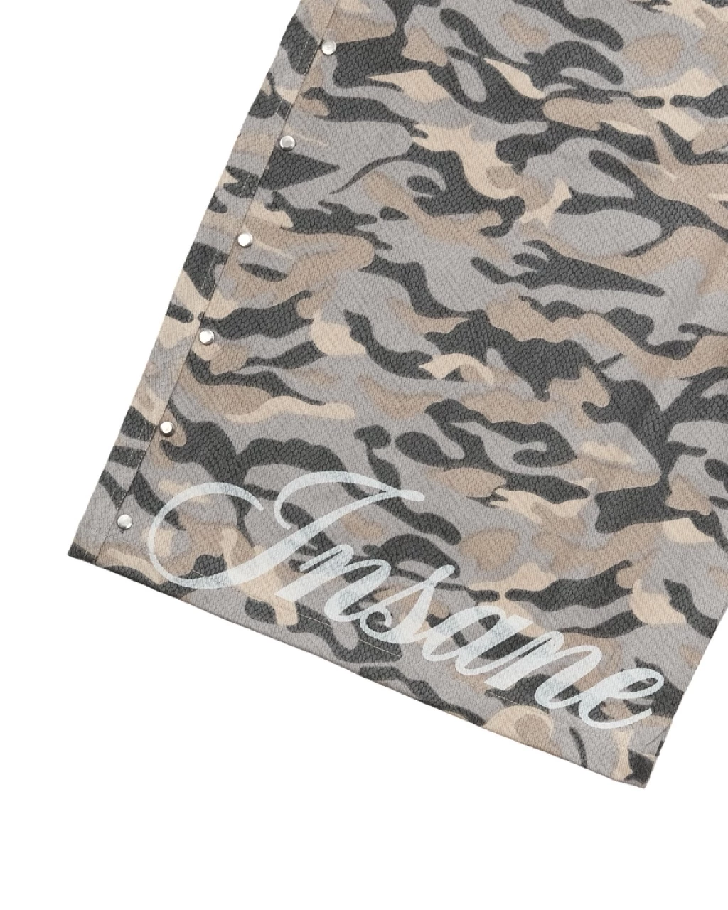 Quần Lửng InsaneClo GHOST CAMO JORTS Form Dài Rộng Qua Gối Unisex Vải Kaki Cotton