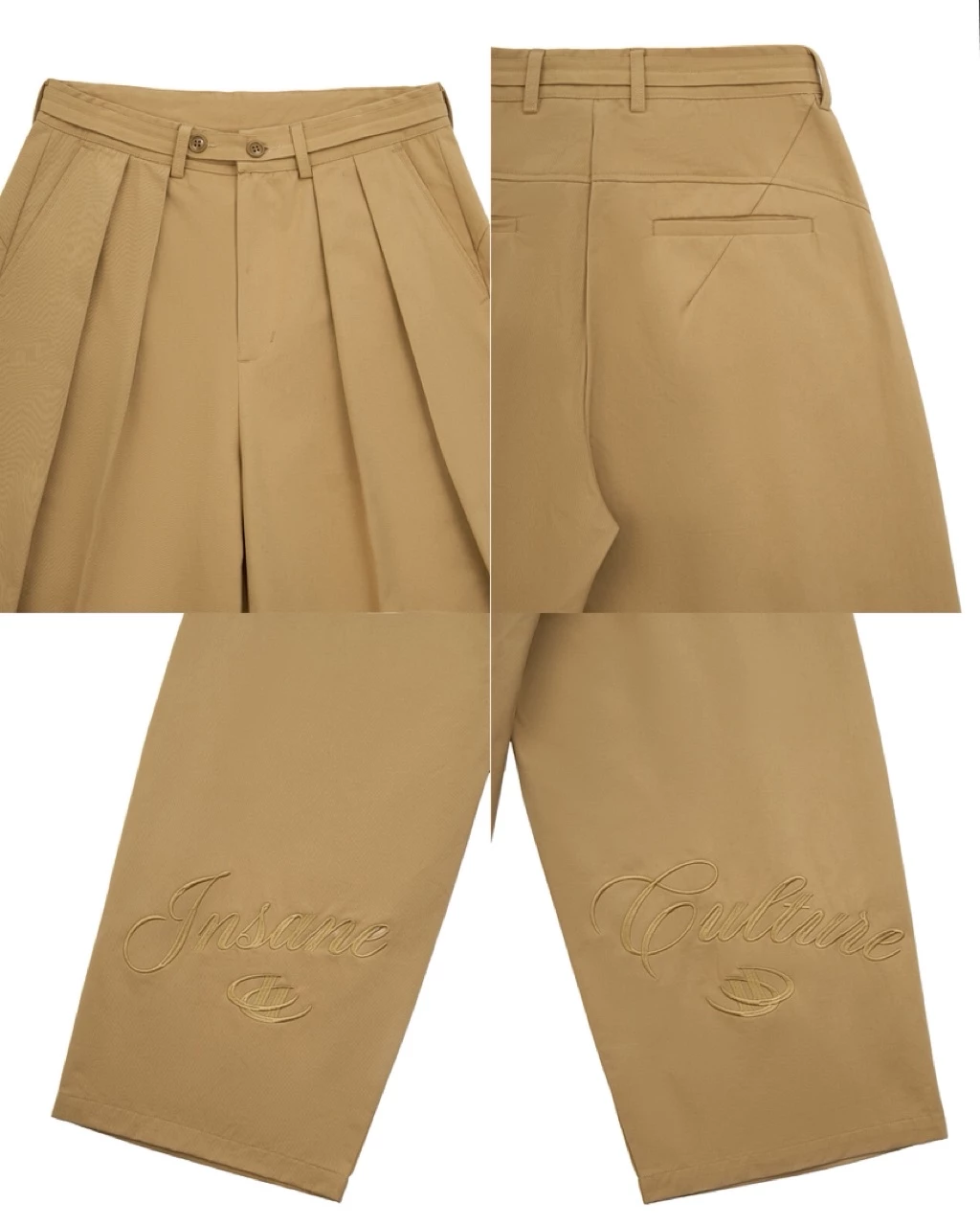 Quần Dài InsaneClo URBAN TROUSER Form Baggy Unisex Vải Kaki Cotton