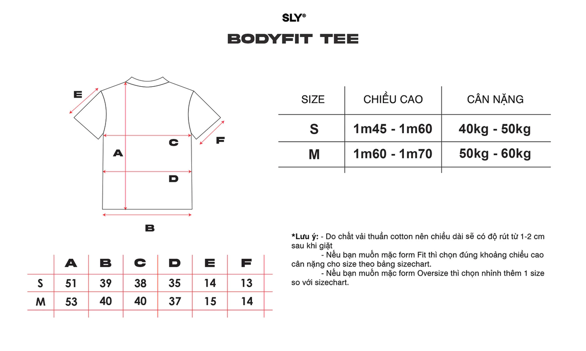 Áo thun nữ Bodyfit SLY Action Bae màu trắng