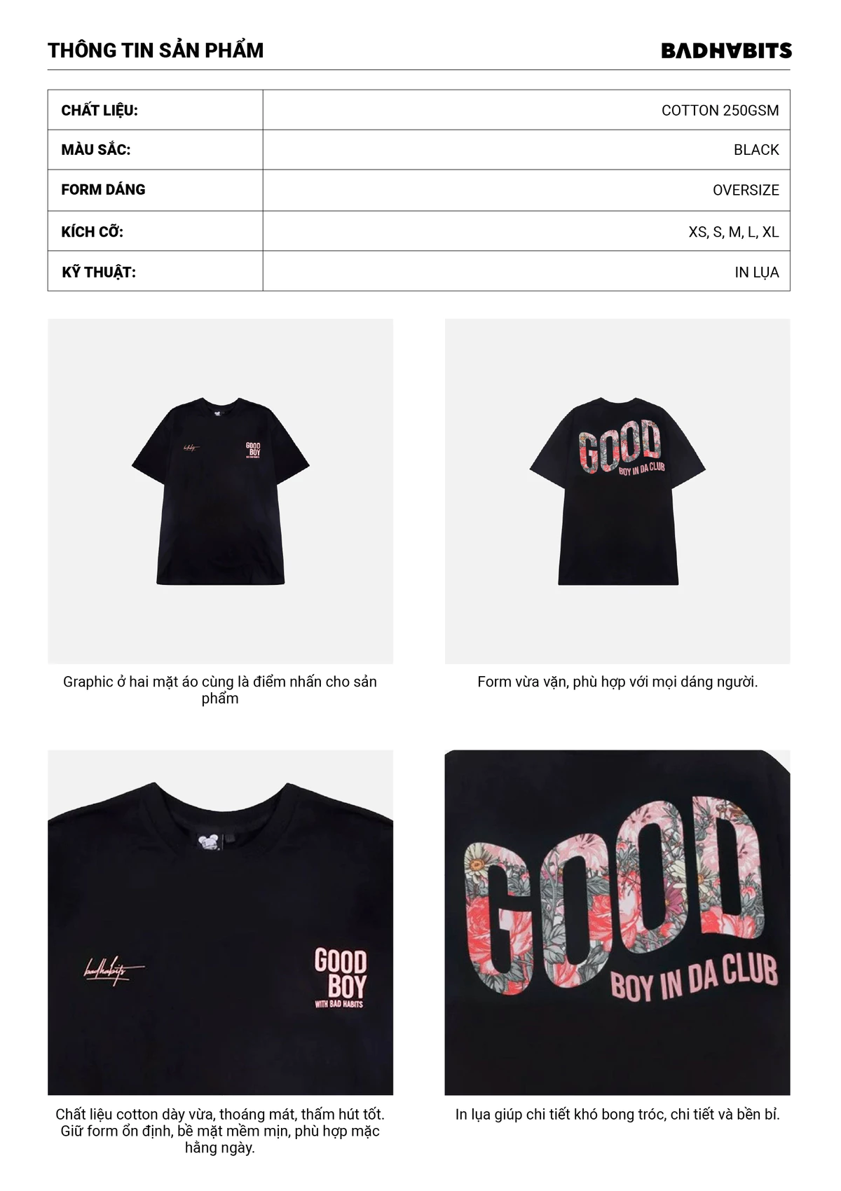 Áo Thun Good Boy - Local Brand Chính Hãng
