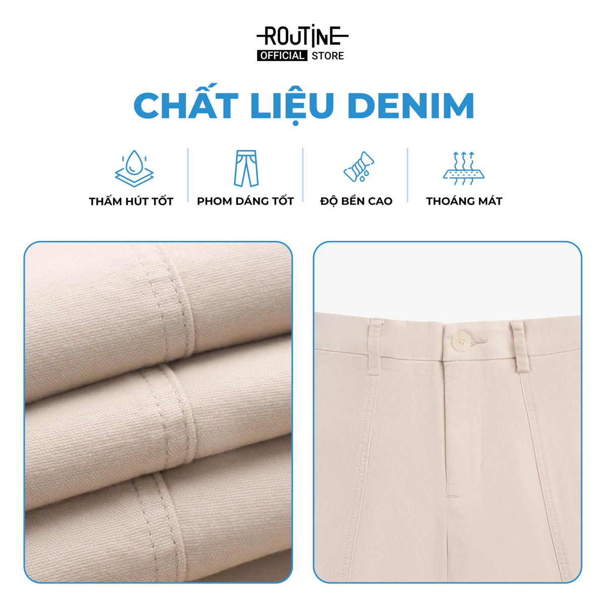 Quần Kaki Nữ Form Cocoon - Routine 10F24PCAW001R1
