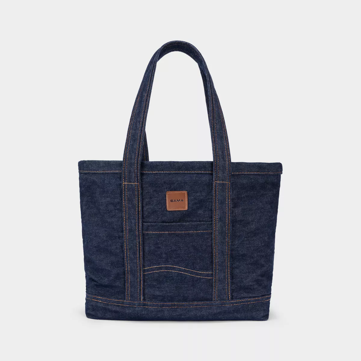 Túi tote đeo vai nam nữ BAMA Classic Denim Totes chống nước nhiều ngăn đi làm đi chơi dạo phố