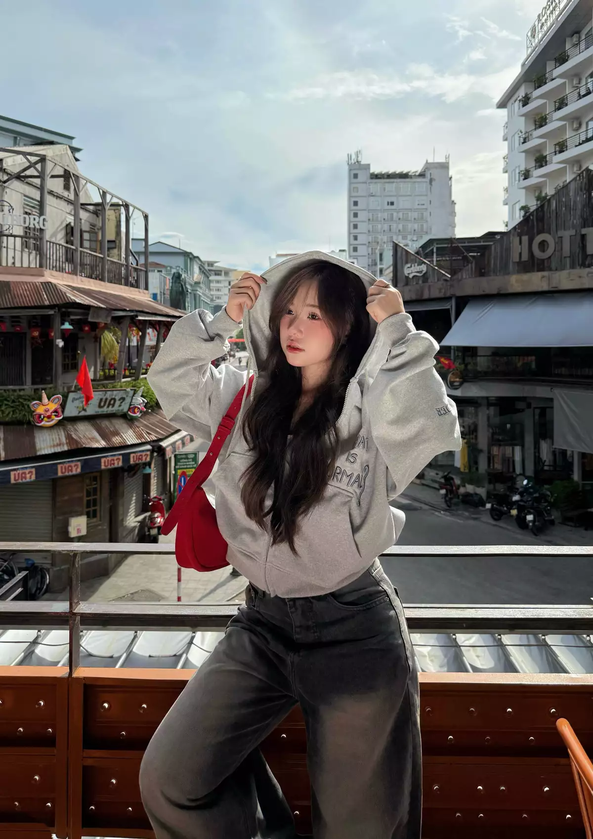 Áo Hoodie Zip Boxy NORMAL Cinder Form Đẹp Thêu Nổi 3D Cao Cấp, Local Brand Chính Hãng