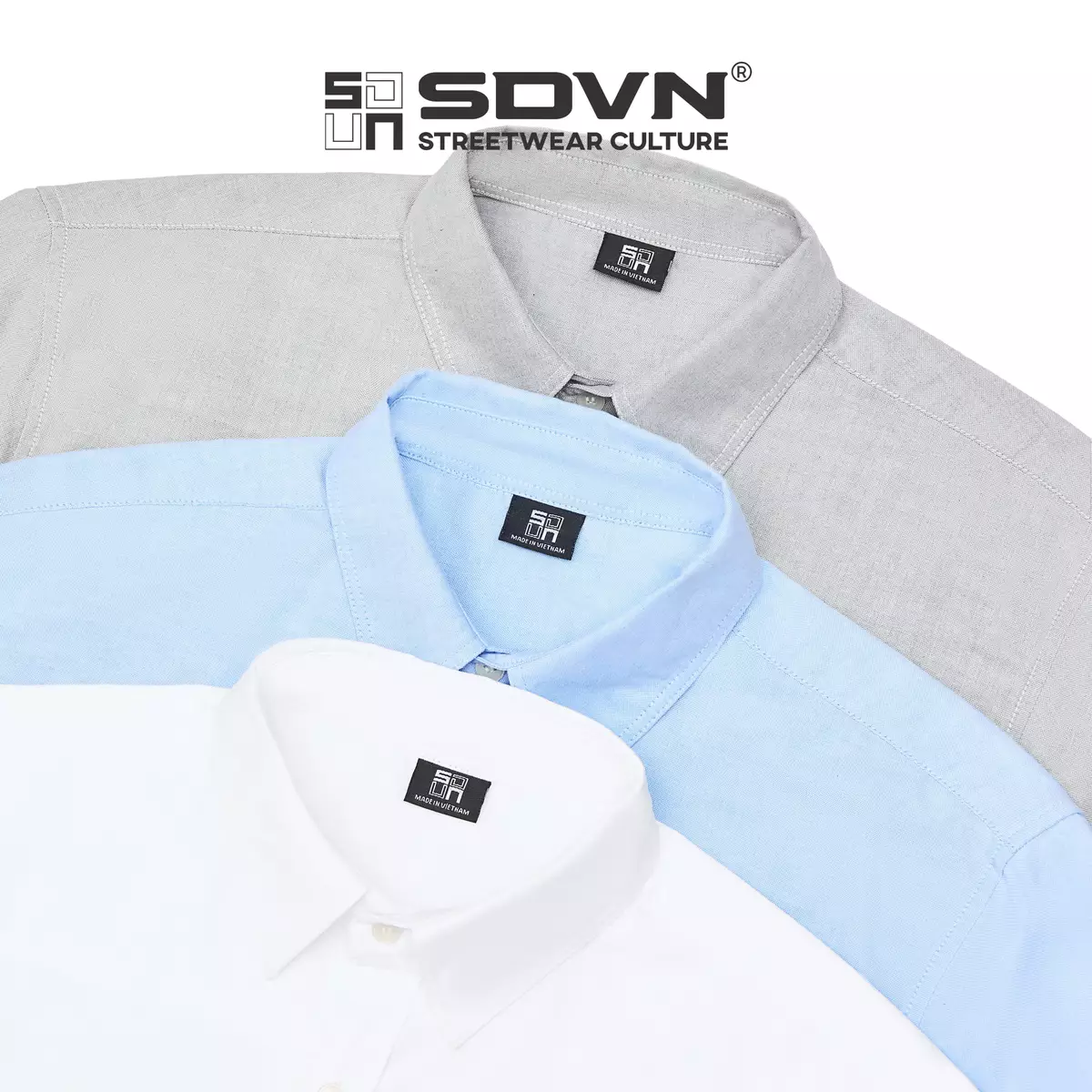 Áo sơ mi ngắn tay CLEAN SHORTSLEEVE - Thiết kế phong cách đường phố - Brand chính hãng SDVN