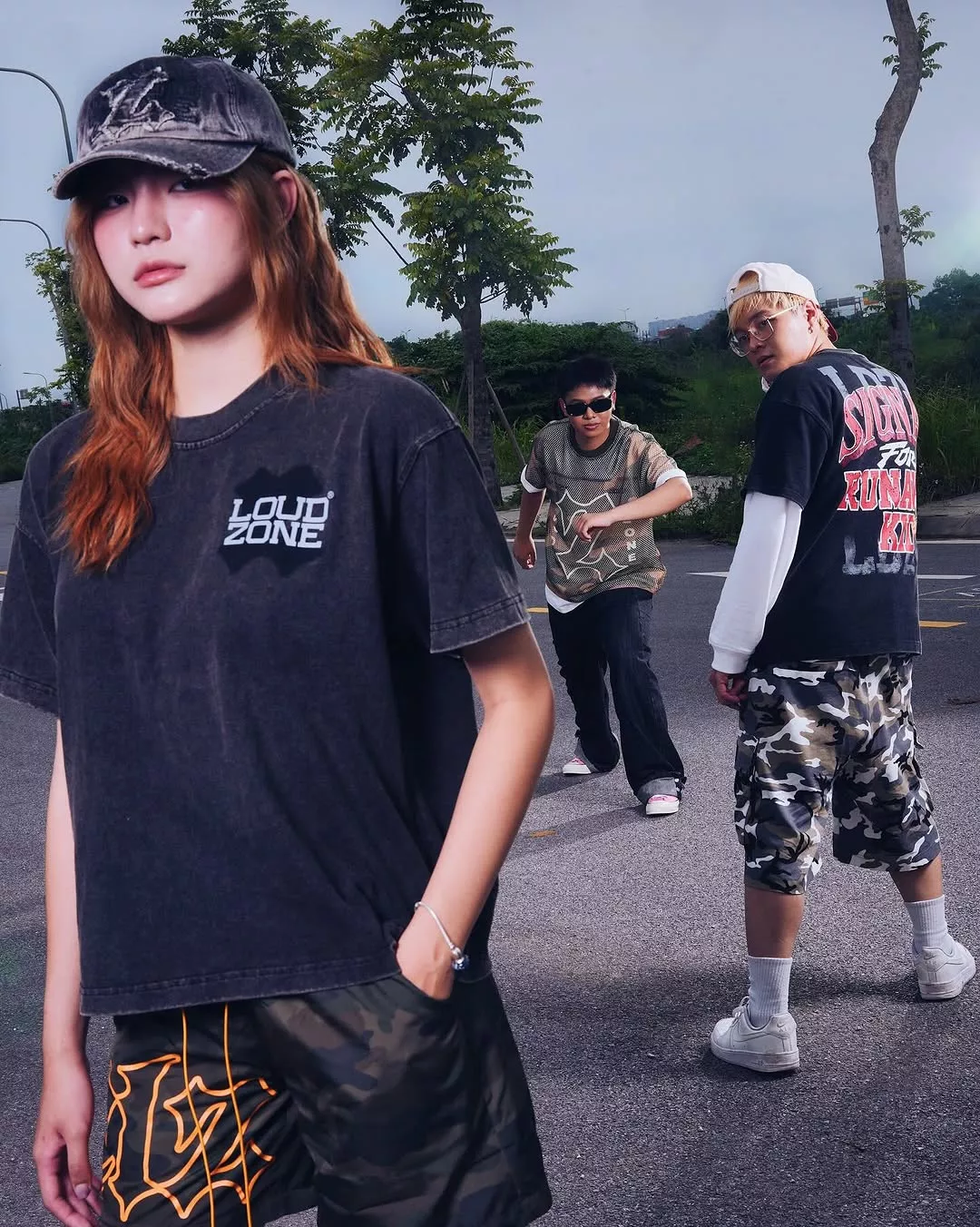 Mũ lưỡi trai ClownZ Z Letter Washed Cap unisex nam nữ local brand