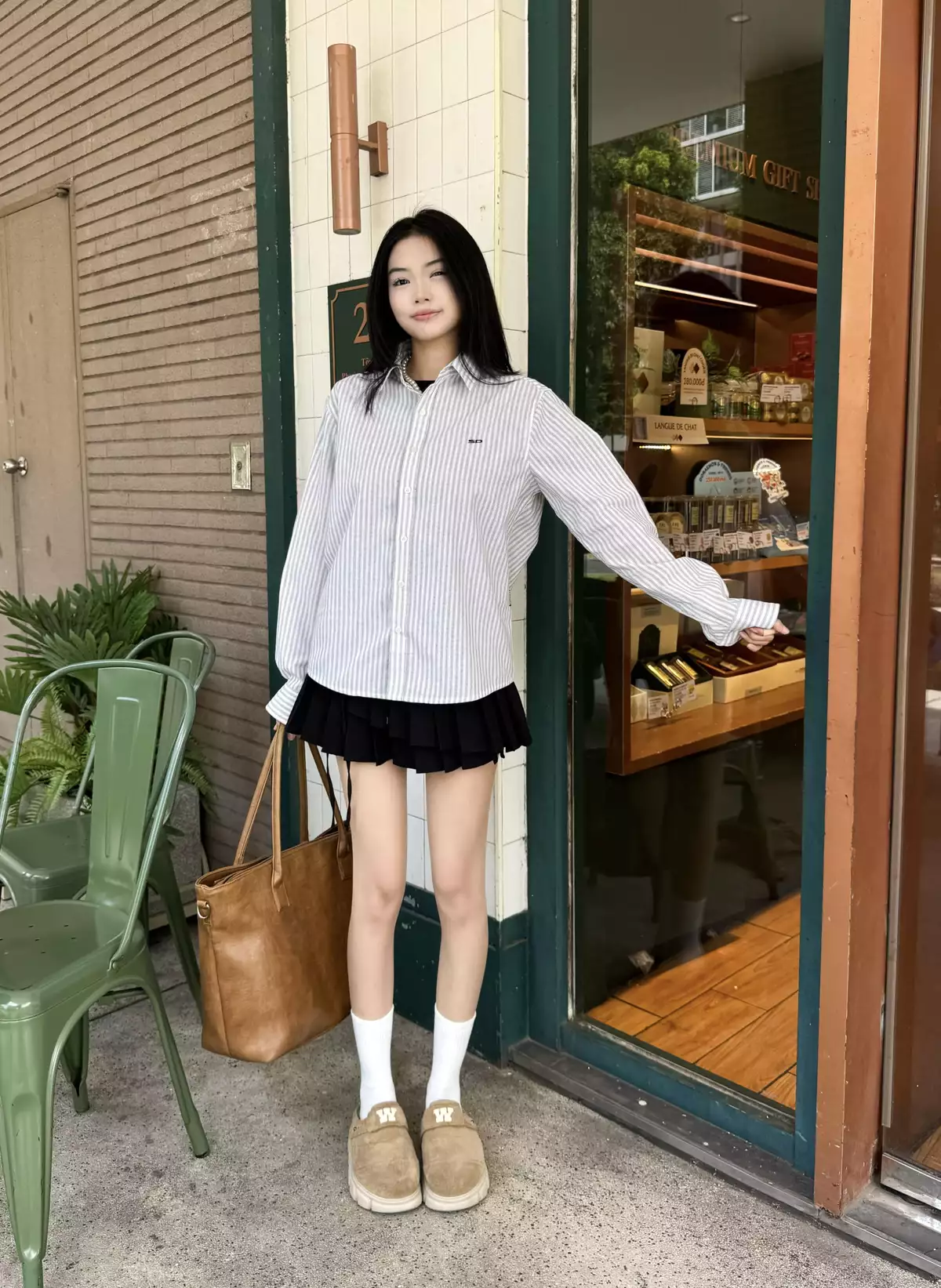Áo sơ mi dài tay METRO STRIPE Unisex Nam Nữ - Thiết kế phong cách đường phố - Brand chính hãng SDVN