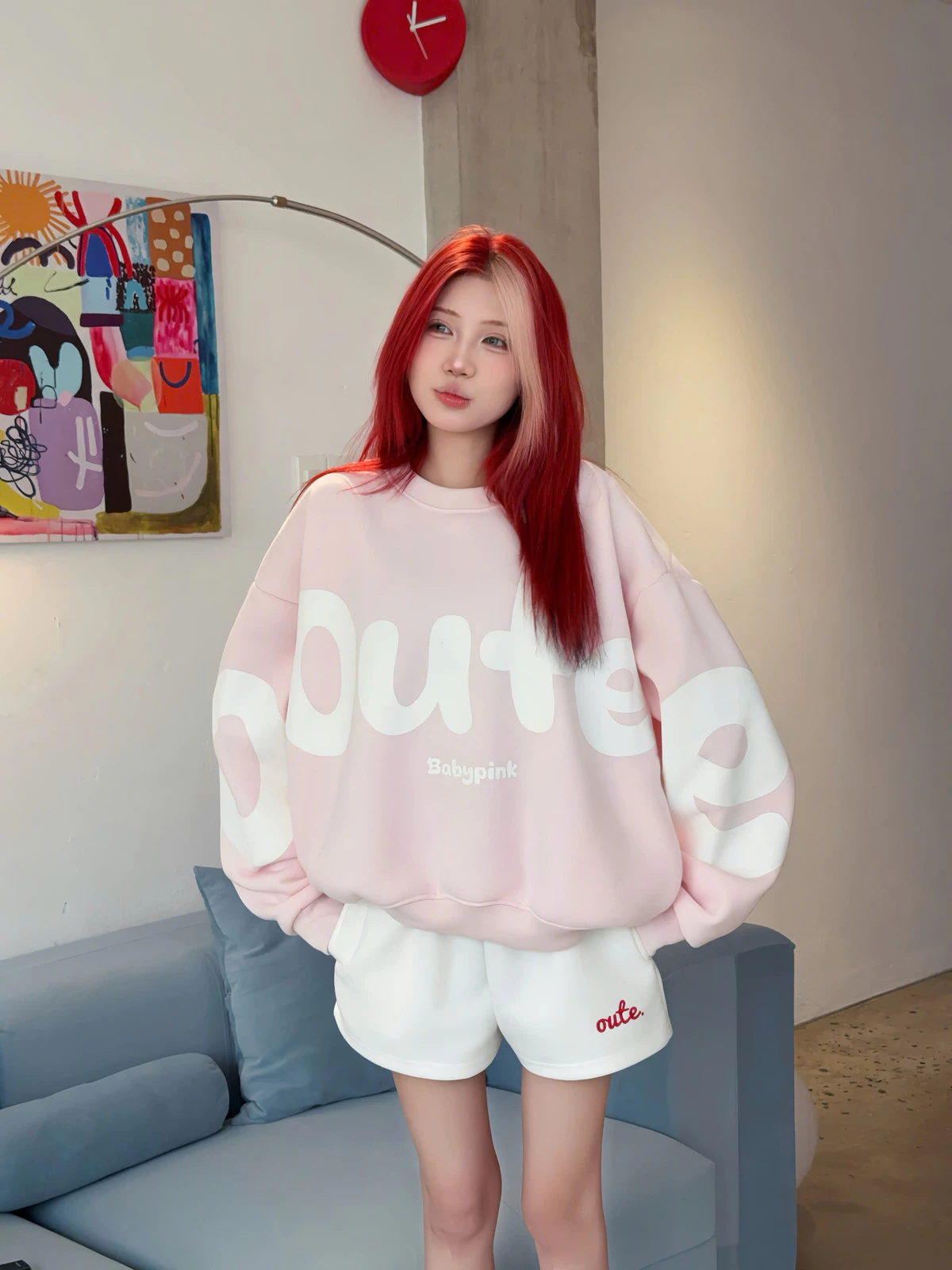 Sweater Outerity OEOE Form Boxy / Nỉ Bông Dày Dặn Unisex Nam Nữ