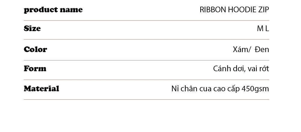 Áo Khoác Hoodie Zip REGODS Nỉ Chân Cua Form Rộng – Hoodie Zip Ribbon Dây Nón Đan Unisex