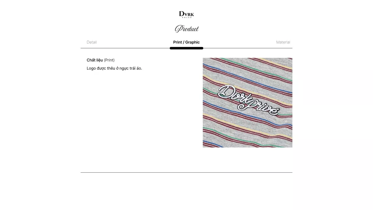 Áo Polo Tay Dài Form Oversized DVRK Privé Họa Tiết Sọc Ngang Vải Cotton Thoáng Mát Local Brand
