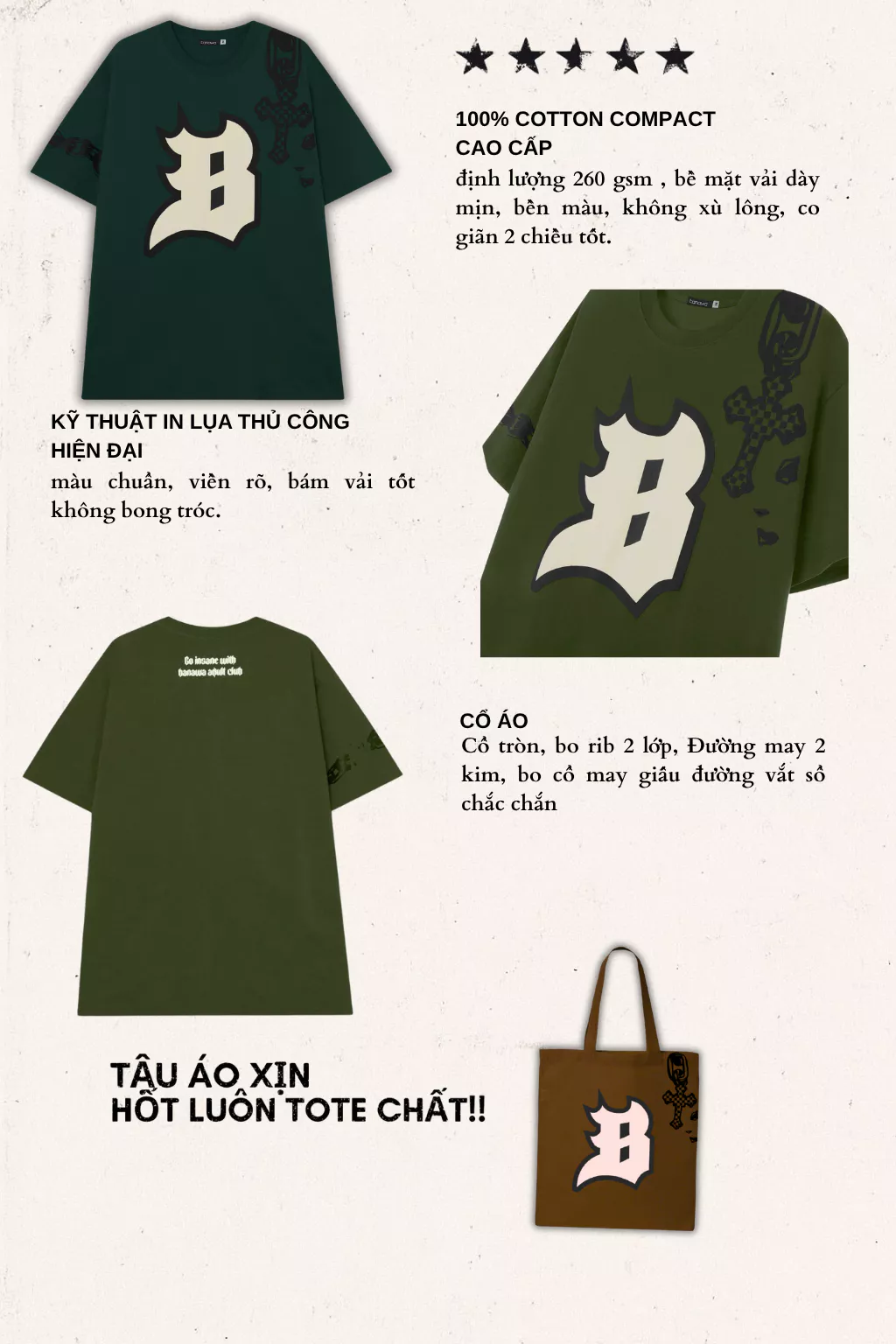 Áo Thun Unisex Banawa - Tee Badass Flame | Local Brand Chính Hãng