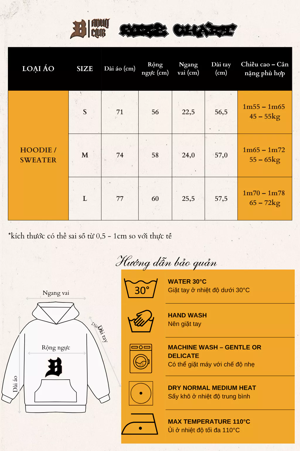Áo Hoodie Nỉ Bông Khóa Kéo Unisex Banawa - Hoodie Bold Kid | Local Brand Chính Hãng