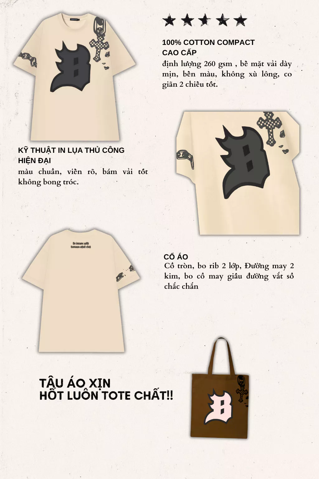 Áo Thun Unisex Banawa - Tee Badass Flame | Local Brand Chính Hãng
