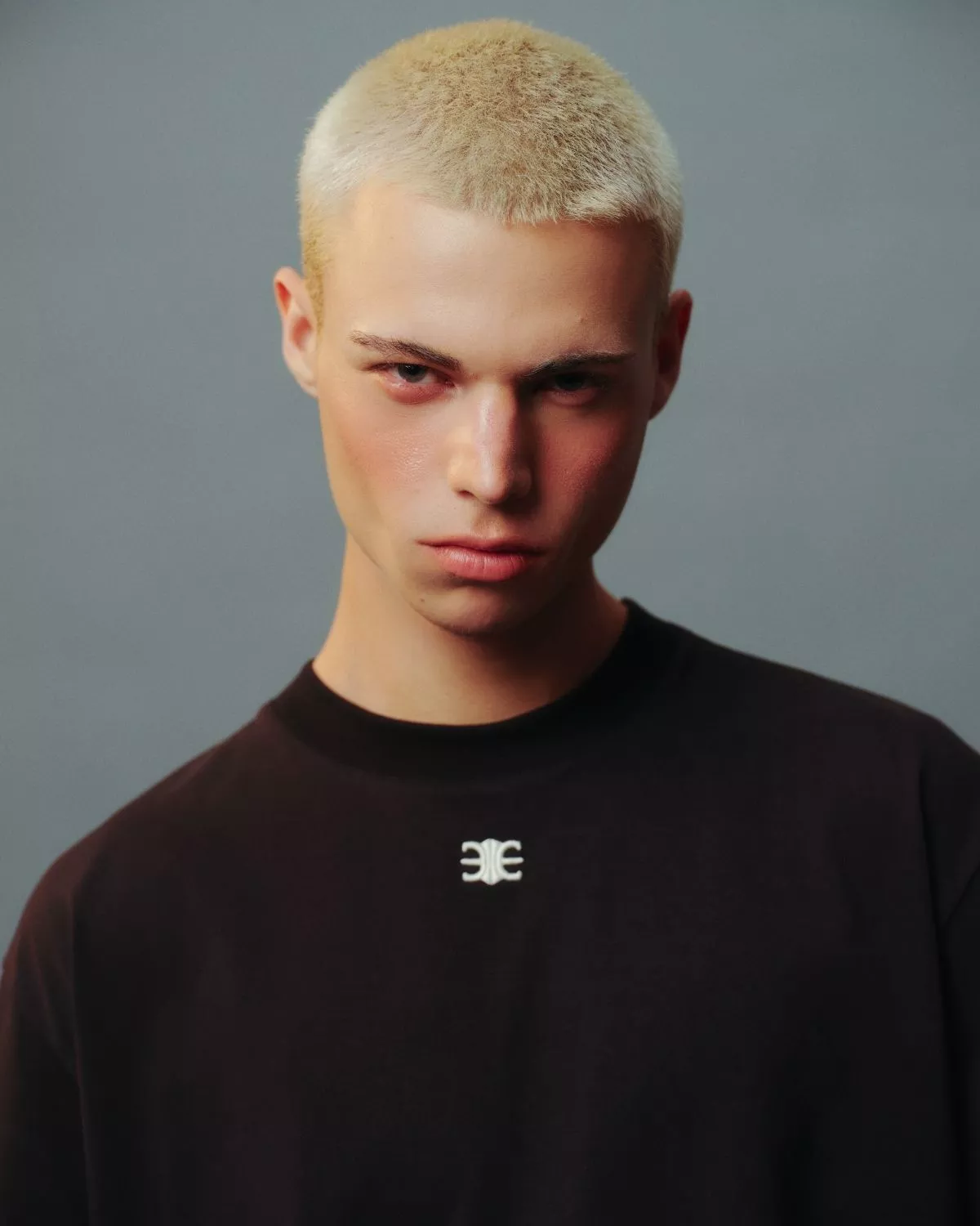 Eleven - Áo Thun Oversize Thêu Mono | Màu Đen