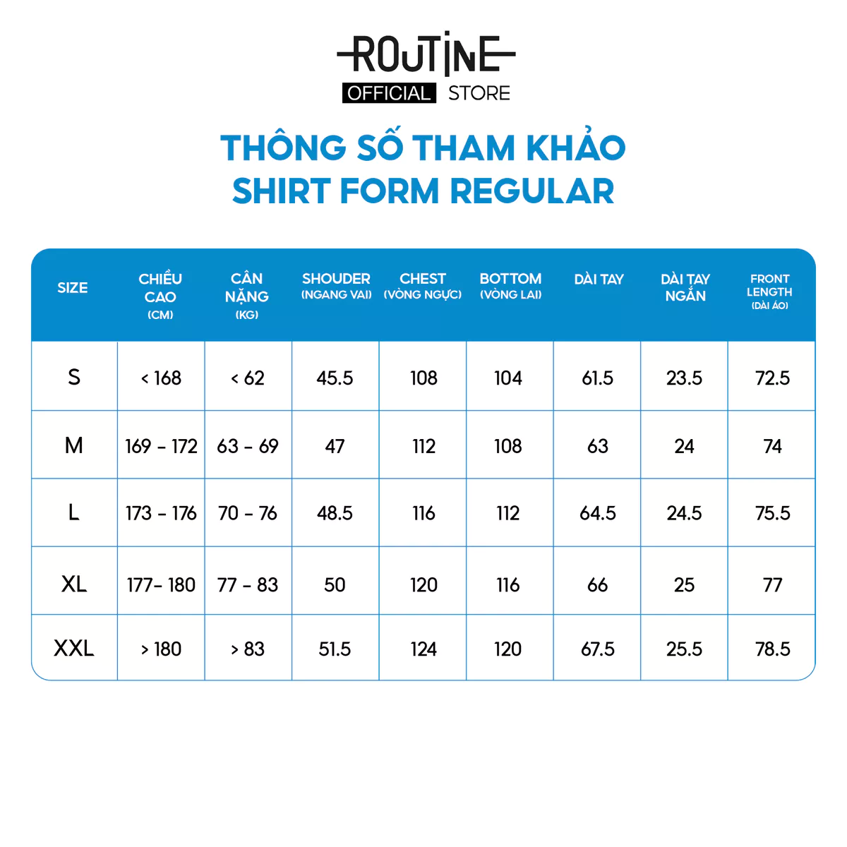 Áo Sơ Mi Tay Dài Nam Form Regular - Routine 10S25SHL034