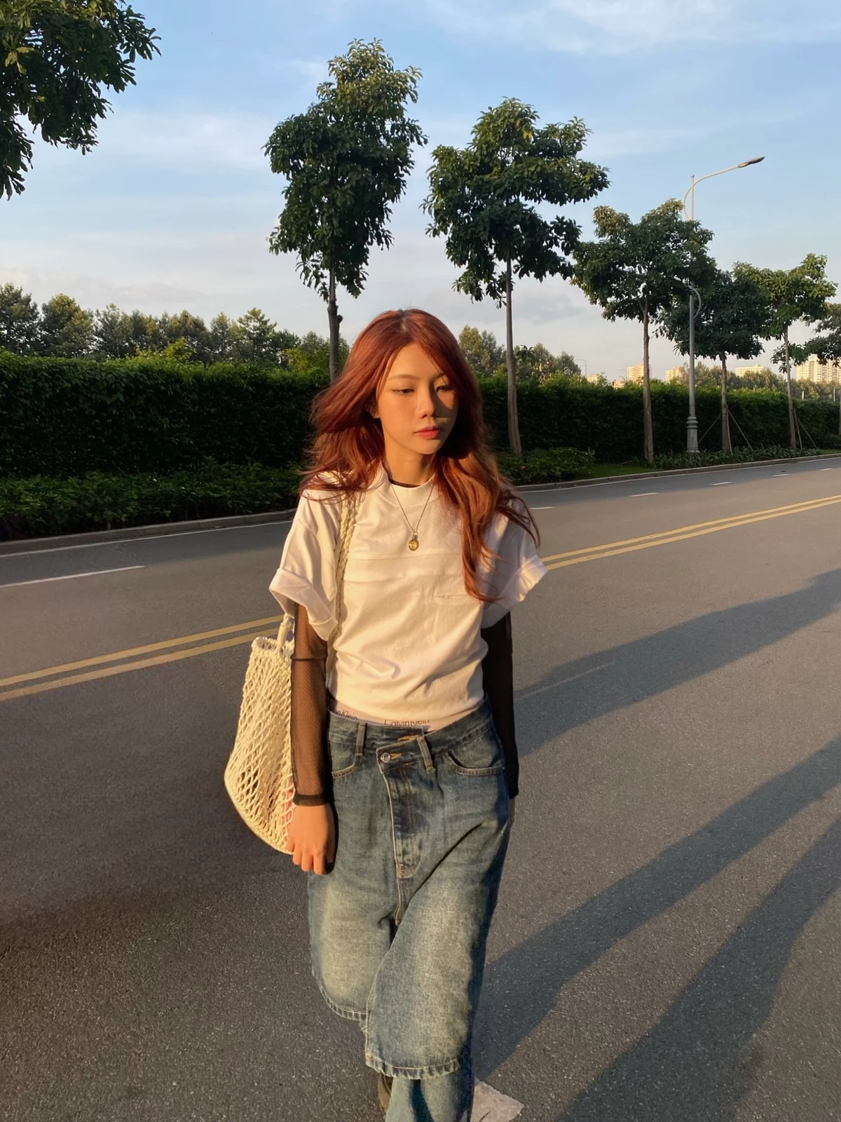 Áo Thun Trơn Có Túi Mổ Tay Ngắn Basic Unisex LIDER ORIGINAL BOXY TEE