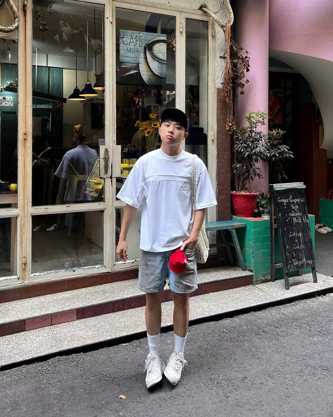 Áo Thun Trơn Có Túi Mổ Tay Ngắn Basic Unisex LIDER ORIGINAL BOXY TEE