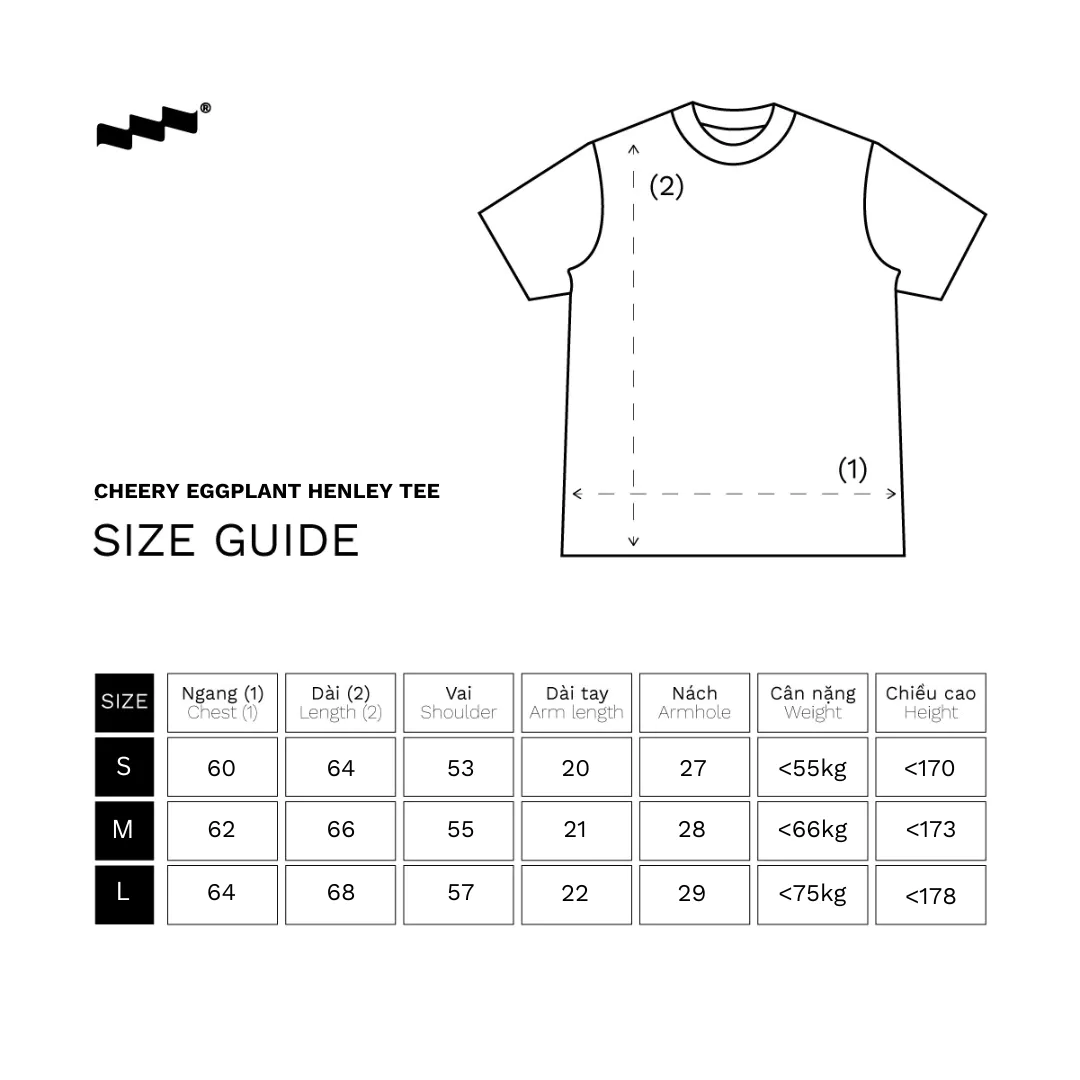Áo Thun Unisex Cổ Tròn In Hoạ Tiết LIDER CHEERY EGGPLANT TEE - Brown/Vanilla