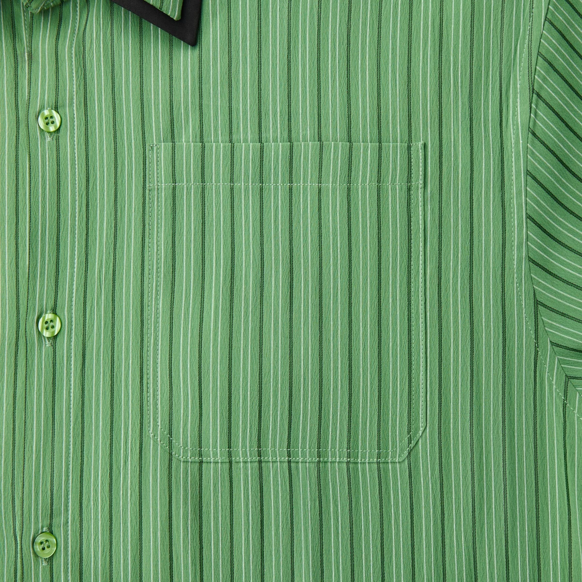 Áo Sơ Mi Kẻ Sọc Tay Ngắn Unisex LIDER OFF-LINE BOXY SHIRT