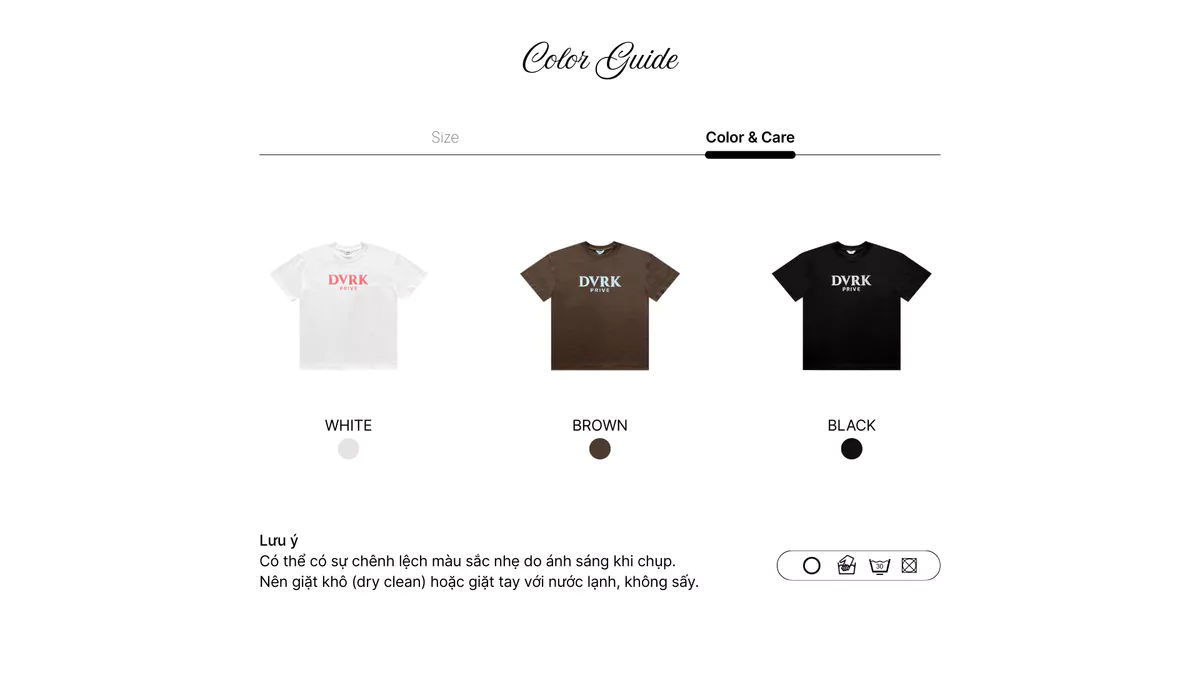 Áo Thun Tay Ngắn Unisex Form Boxy DVRK Privé Vải Cotton Cao Cấp Local Brand Retro Logo - 2510U