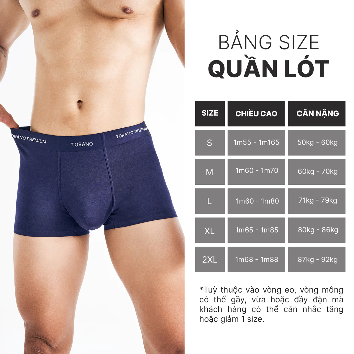 Combo Quần Lót Nam Torano Cao Cấp Men's UnderWear, Quần Sịp kháng khuẩn vải Siêu Đẹp DAUP006