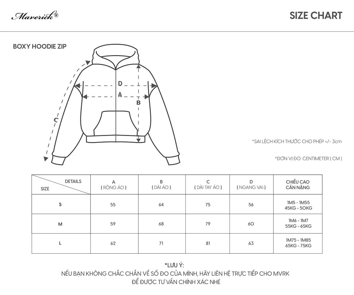 Áo Hoodie Zip MVRK Initial Unisex Boxy 400GSM Chất Nỉ Lông Cáo Dày Dặn Chống Nắng Tốt