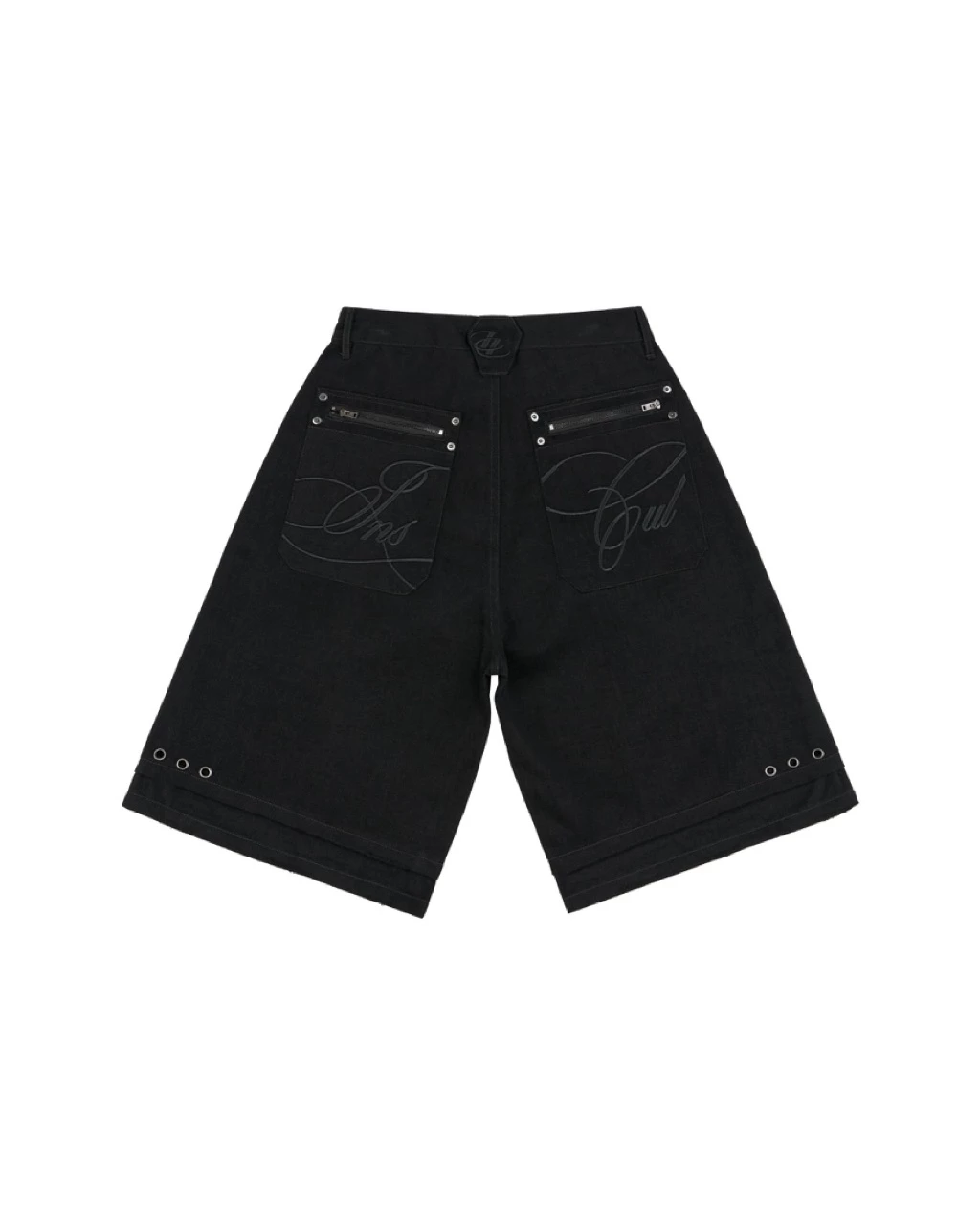 Quần Lửng InsaneClo ROUGH EDGE JORTS Form Baggy Unisex Vải Kaki Cotton Nhập