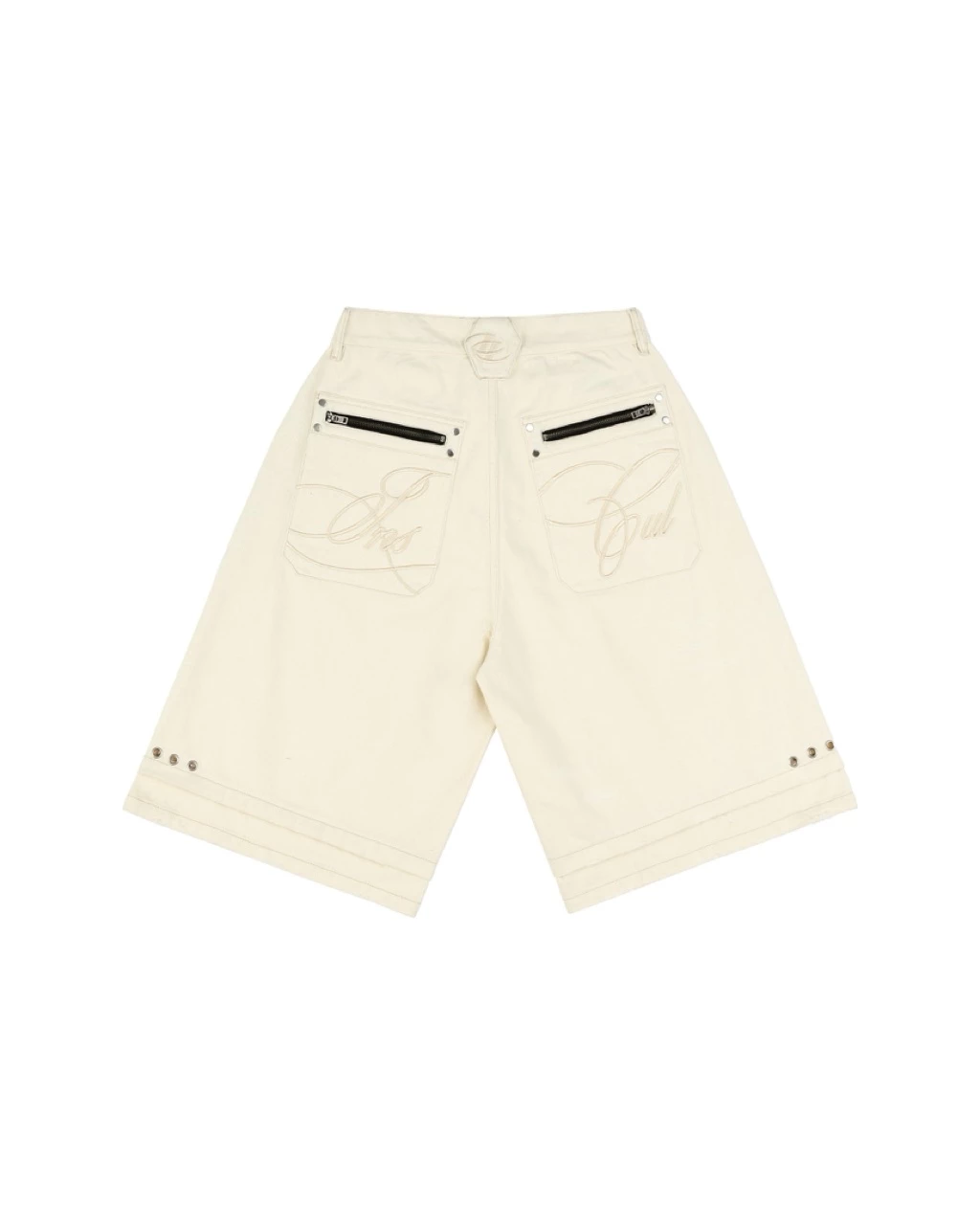 Quần Lửng InsaneClo ROUGH EDGE JORTS Form Baggy Unisex Vải Kaki Cotton Nhập
