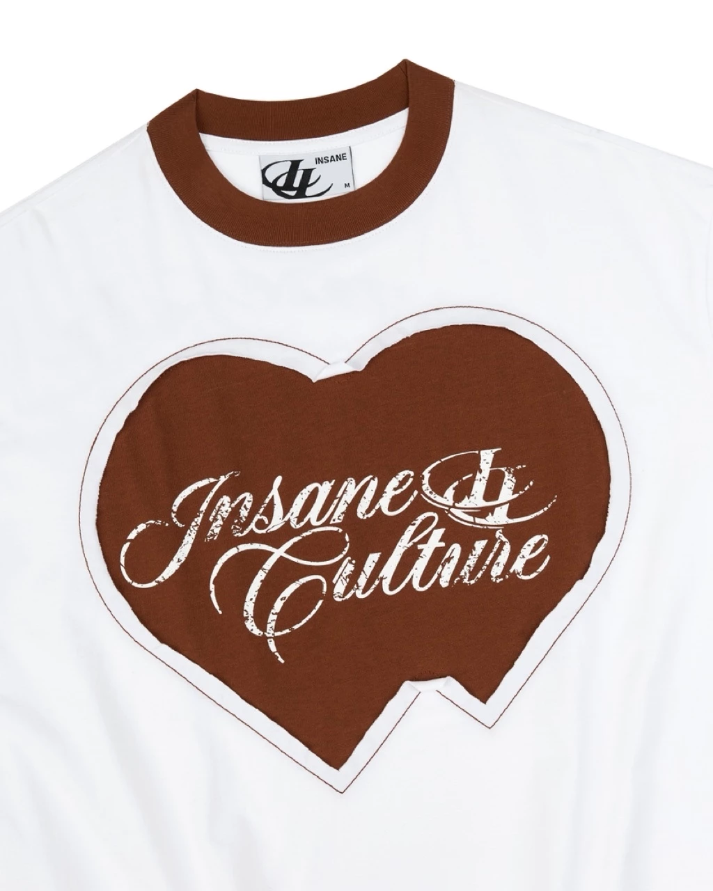 Áo Thun InsaneClo TWIN HEART TEE Form Boxy Unisex Vải Thun Cotton 2 Chiều
