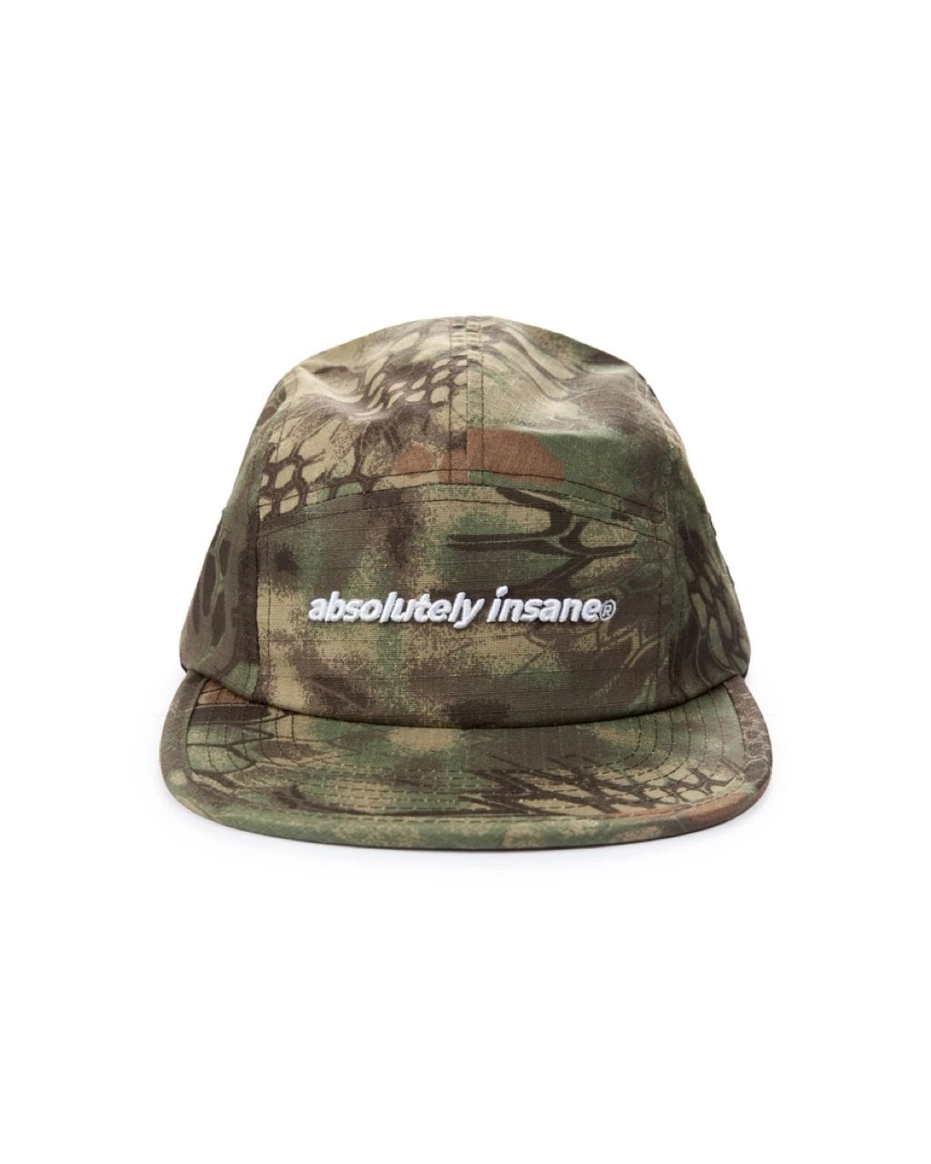 Nón Lưỡi Trai InsaneClo CAMO CAP Form 5Panel Unisex Chất Liệu Kaki Caro Nhập