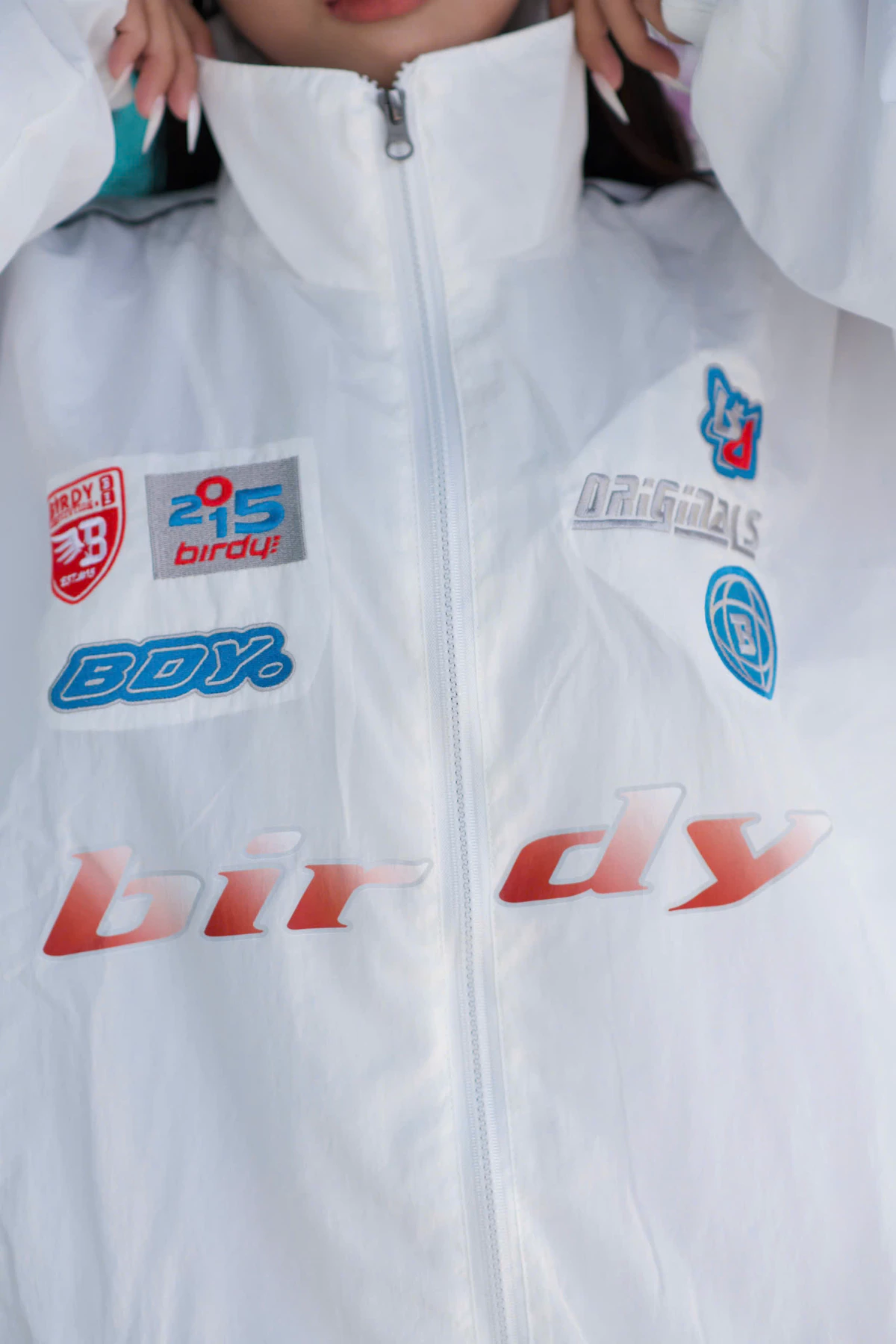 Áo khoác dù racing phong cách unisex BIRDY NYLON JACKET