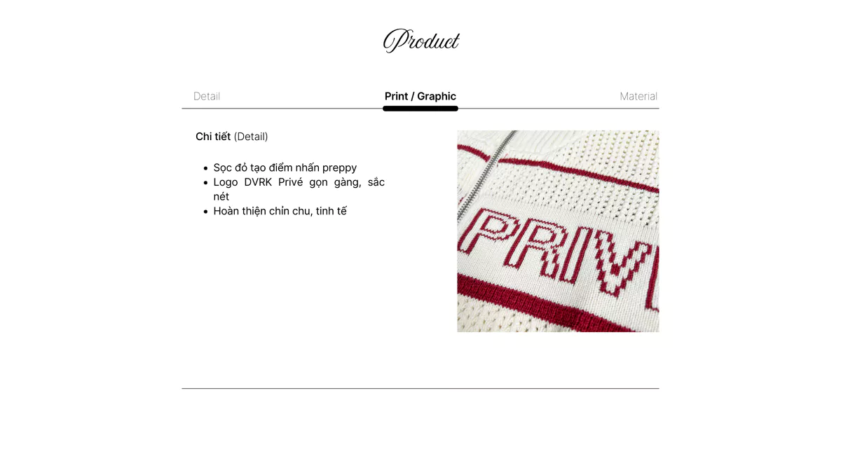 Áo Khoác Len Nữ Nam Form Regular DVRK Privé Cổ Lọ Sọc Đỏ Dệt Kim AUREL Jacket Mùa Đông Cao Cấp
