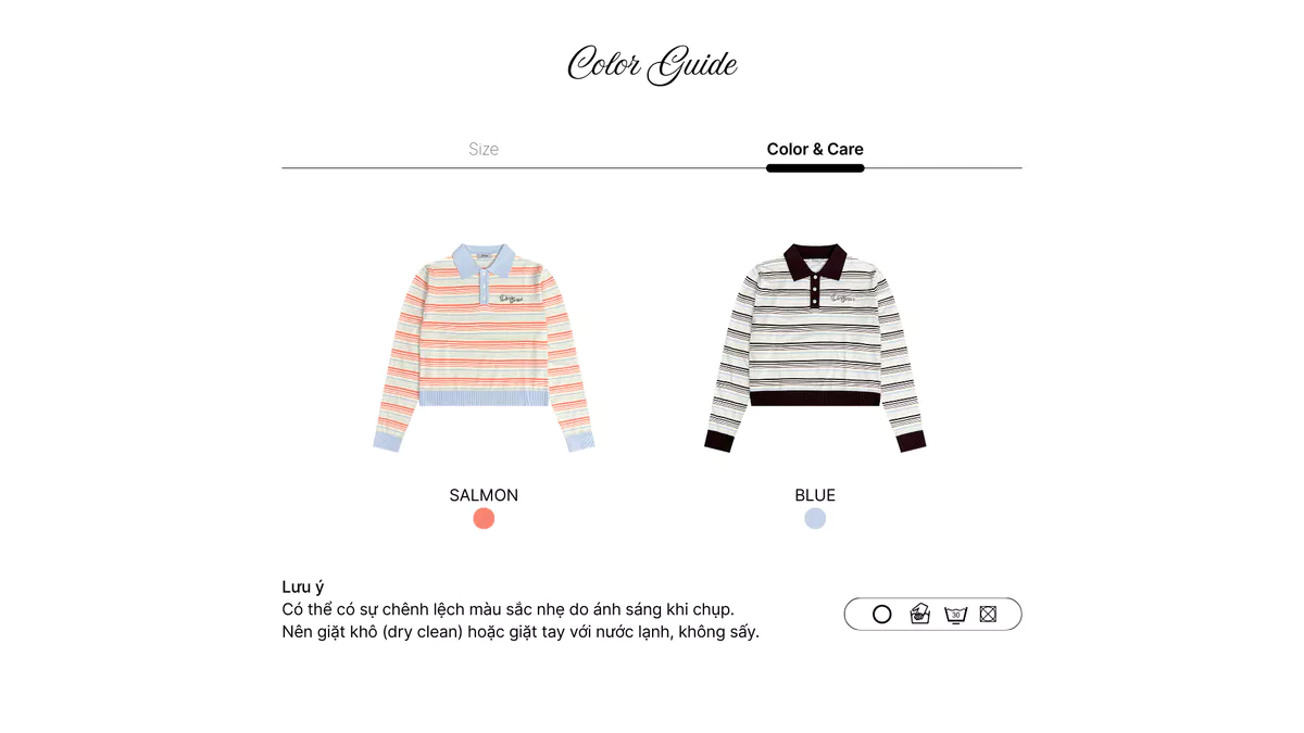 Áo Polo Tay Dài Unisex Form Crop DVRK Privé Chất Vải Knit Cao Cấp RIVA Chi Tiết Sọc Rộng Rãi