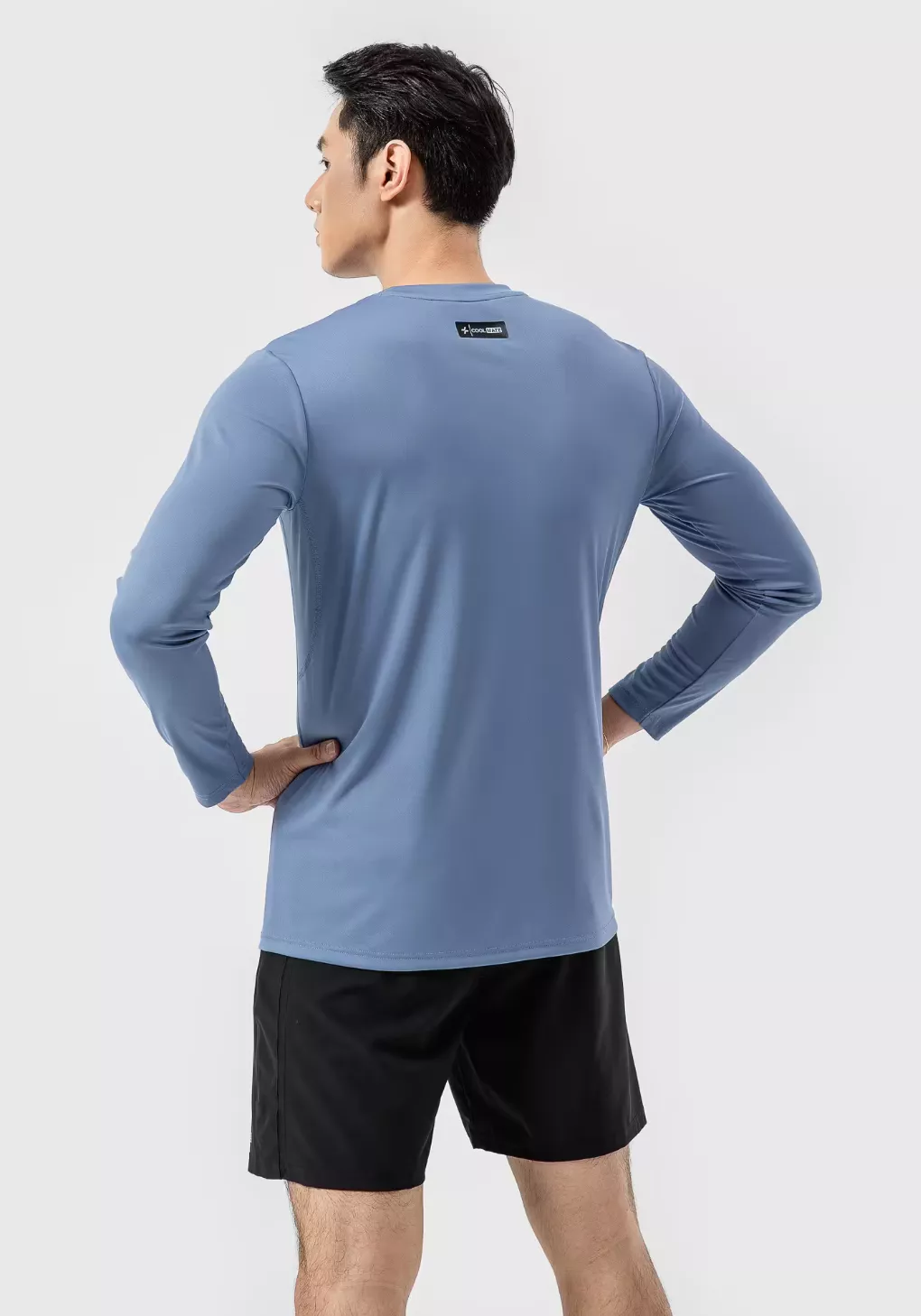 Áo dài tay nam thể thao Essential tập Gym, Pickleball co giãn, thấm hút tốt Coolmate