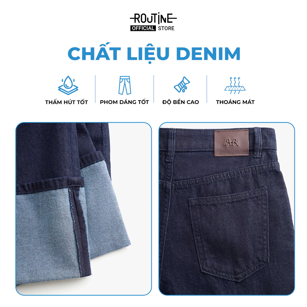 Quần Jeans Nữ Form Straight - Routine 10F25DPAW008