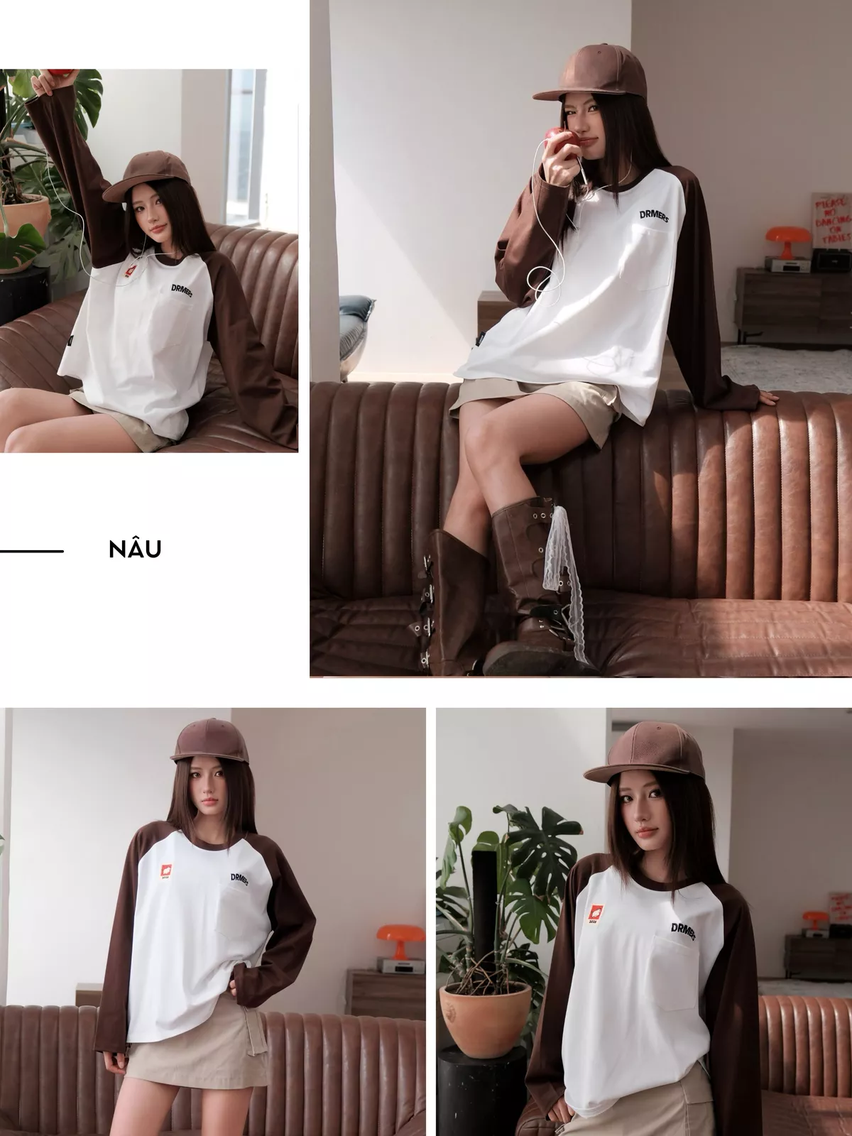 Áo Thun Tay Dài Raglan Outerity Foal 26 Form Boxy Cotton 100% Nam Nữ Unisex/DREAM HORSE COLLECTION 2026